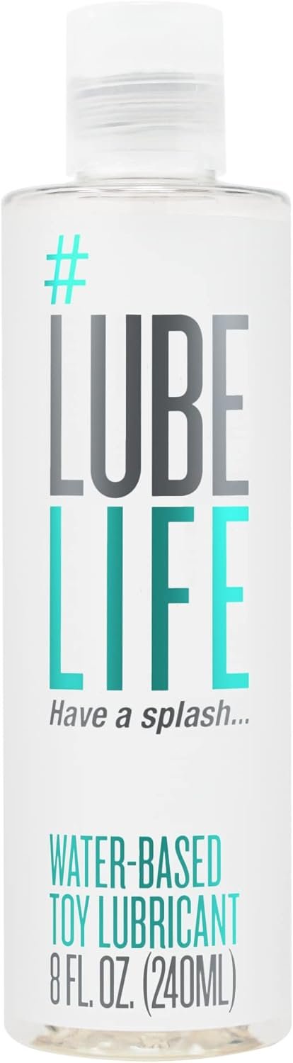 Lube Life Water-Based Toy Lubricant, Toy-Safe lube for Men, Women and Couples, Non-Staining, 8 Fl Oz - Image 2