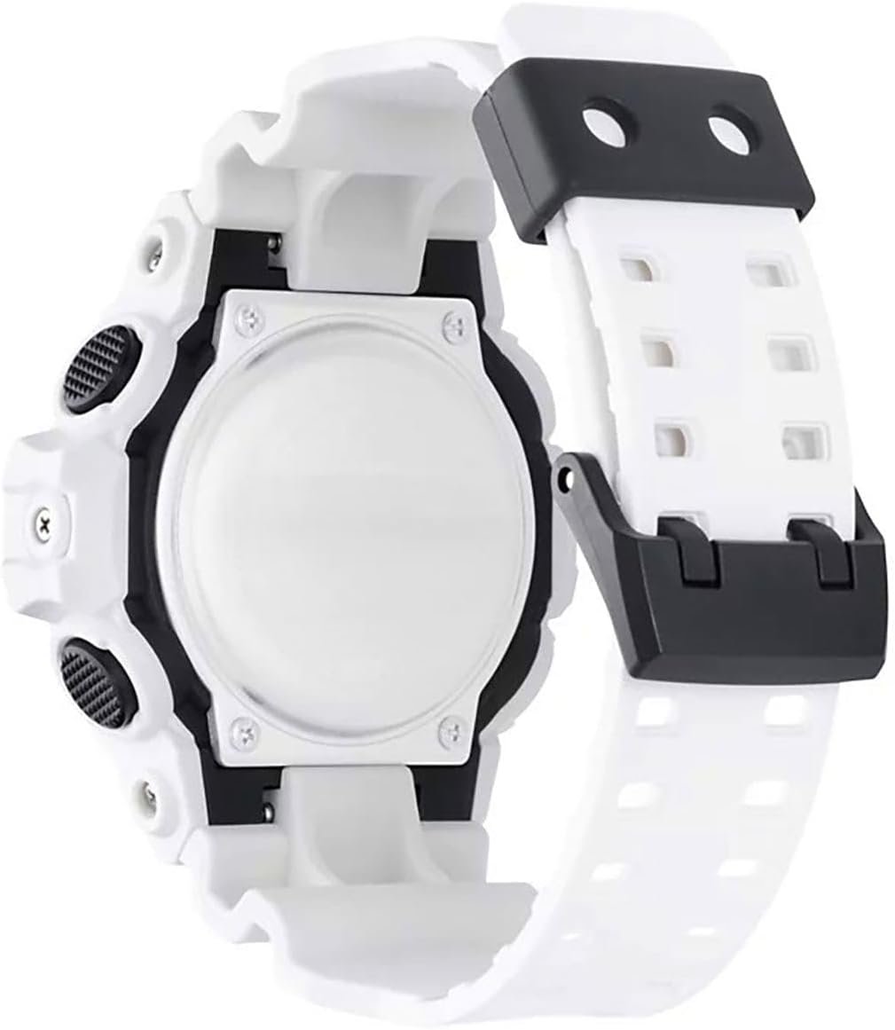 Casio Men's 'G Shock' Quartz Resin Casual Watch, Color:White (Model: GA-700-7ACR) - Image 5