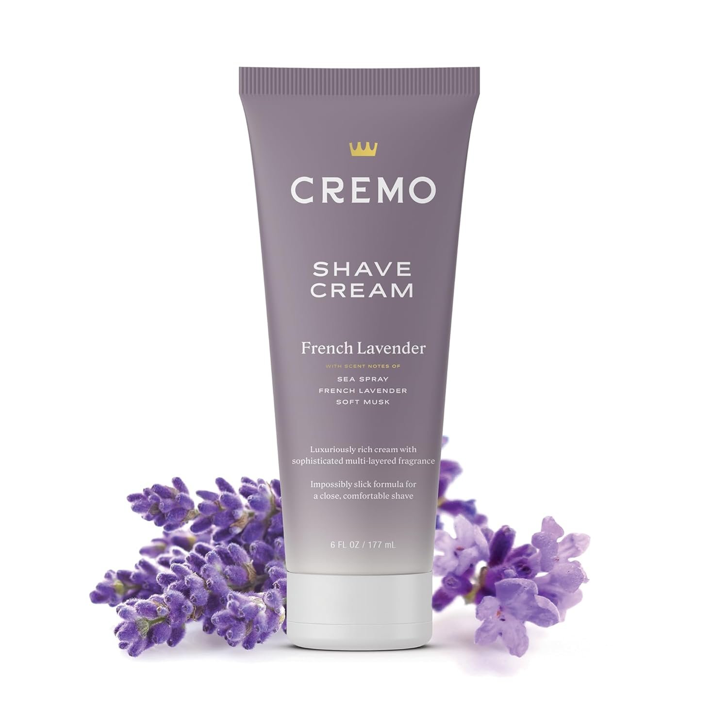 Cremo French Lavender Moisturizing Shave Cream, Astonishingly Superior Ultra-Slick Shaving Cream for Women Fights Nicks, Cuts and Razor Burn, 6 Fl Oz - Image 9