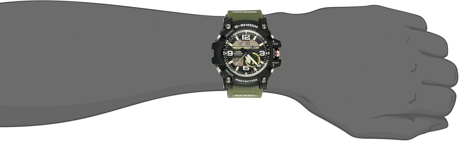 Casio Men's GG-1000-1A3CR G Shock Analog-Digital Display Quartz Green Watch - Image 3