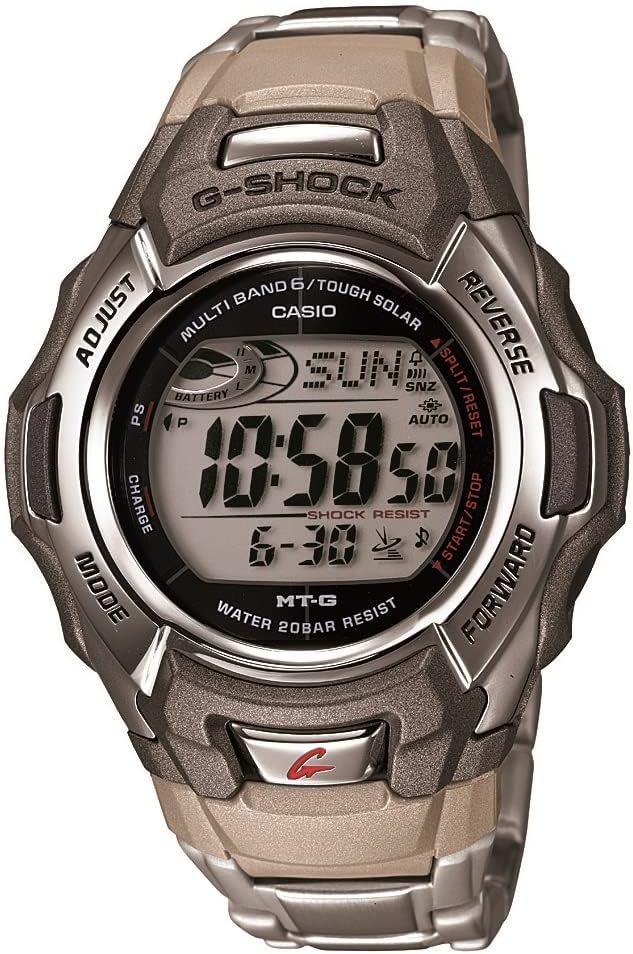 Casio Men's G-Shock MTGM900DA-8CR Tough Solar Atomic Stainless Steel Sport Watch - Image 2