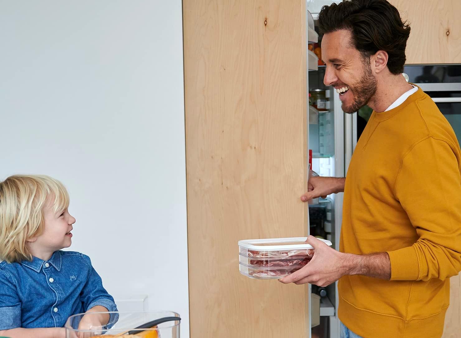 Deli Meat Container for Fridge, Bacon Lunch Meat Container for Refrigerator, Meal Prep Containers, Stackable Food Storage Boxes with Lid for Cold Cuts, Salami, Deli, Lunch Meat, BPA Free, 18.6oz - Image 8