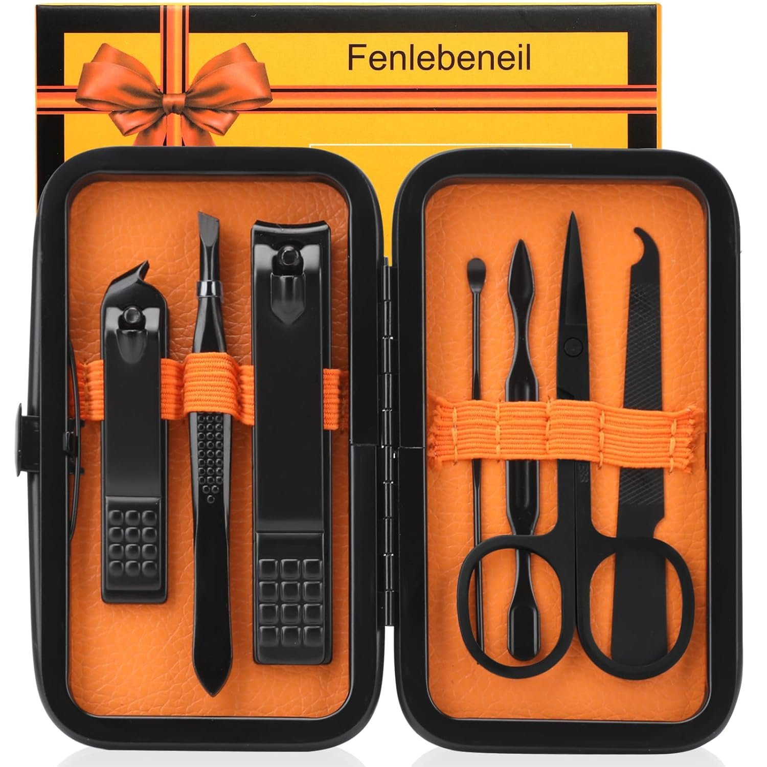 Manicure Set Men Nail Clipper Set Personal Care Nail Grooming Kits Travel Nail Care Set Manicure Nail Clippers Pedicure Kit Basic Nail Care Tools Gift for Men Women - Image 2