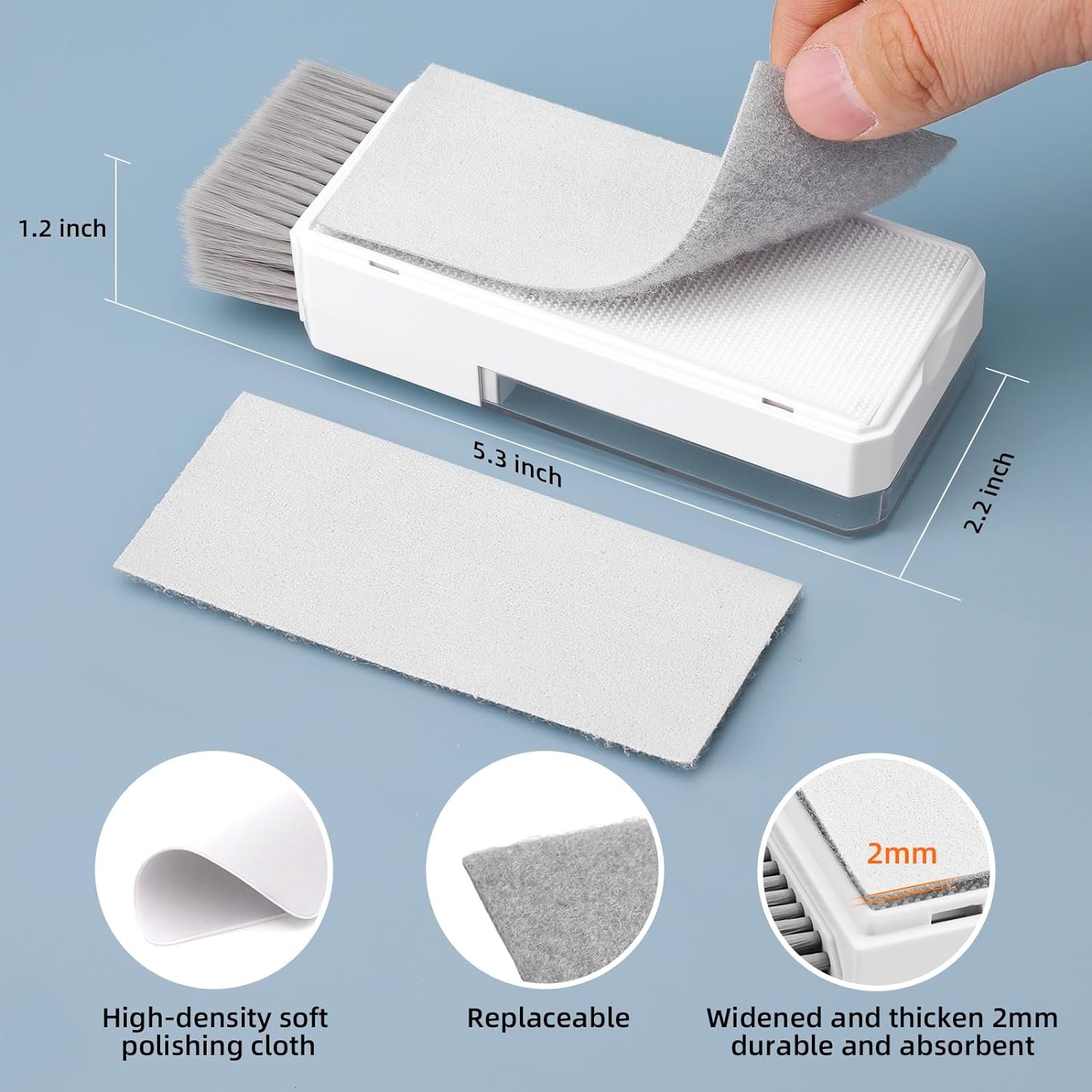 Ordilend Keyboard Cleaning Kit Laptop Cleaner, All-in-One Computer Screen Cleaning Brush Tool, Multi-Function PC Accessories Electronic Cleaner for iPad iPhone Pro Earbuds Camera Monitor with Patent - Image 8