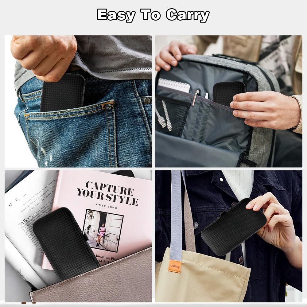 Manicure Kit Valentine Gift for Husband - Manicure Set, Nail Clippers Kit, 7 Pcs Manicure and Pedicure Kit, Black Nail Care Kit Valentine Easter Gifts For Men Dad Teens Boyfriend Father Women Mom - Image 7