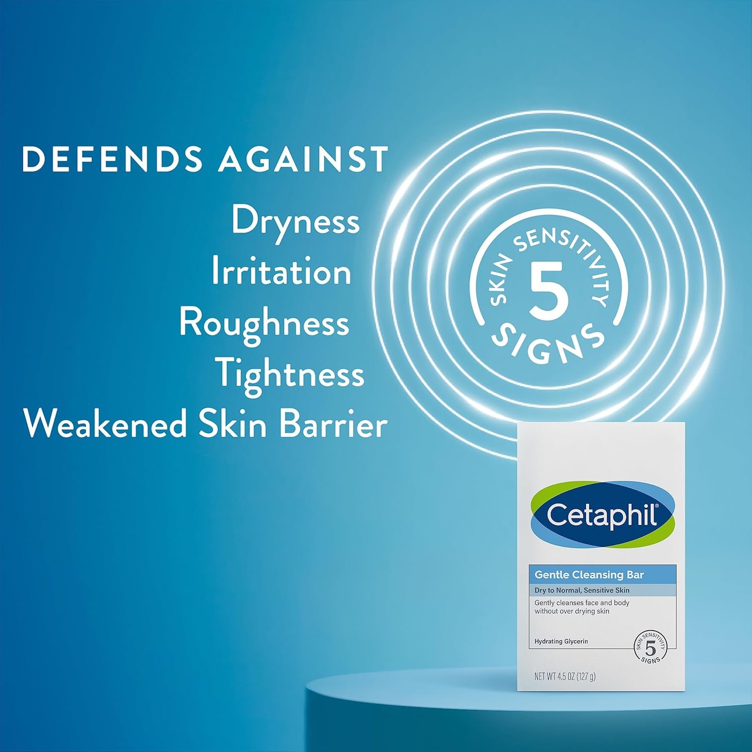 CETAPHIL Gentle Cleansing Bar, 4.5 oz Bar (Pack of 6), Nourishing Cleansing Bar For Dry, Sensitive Skin, Non-Comedogenic, (Packaging May Vary) - Image 3