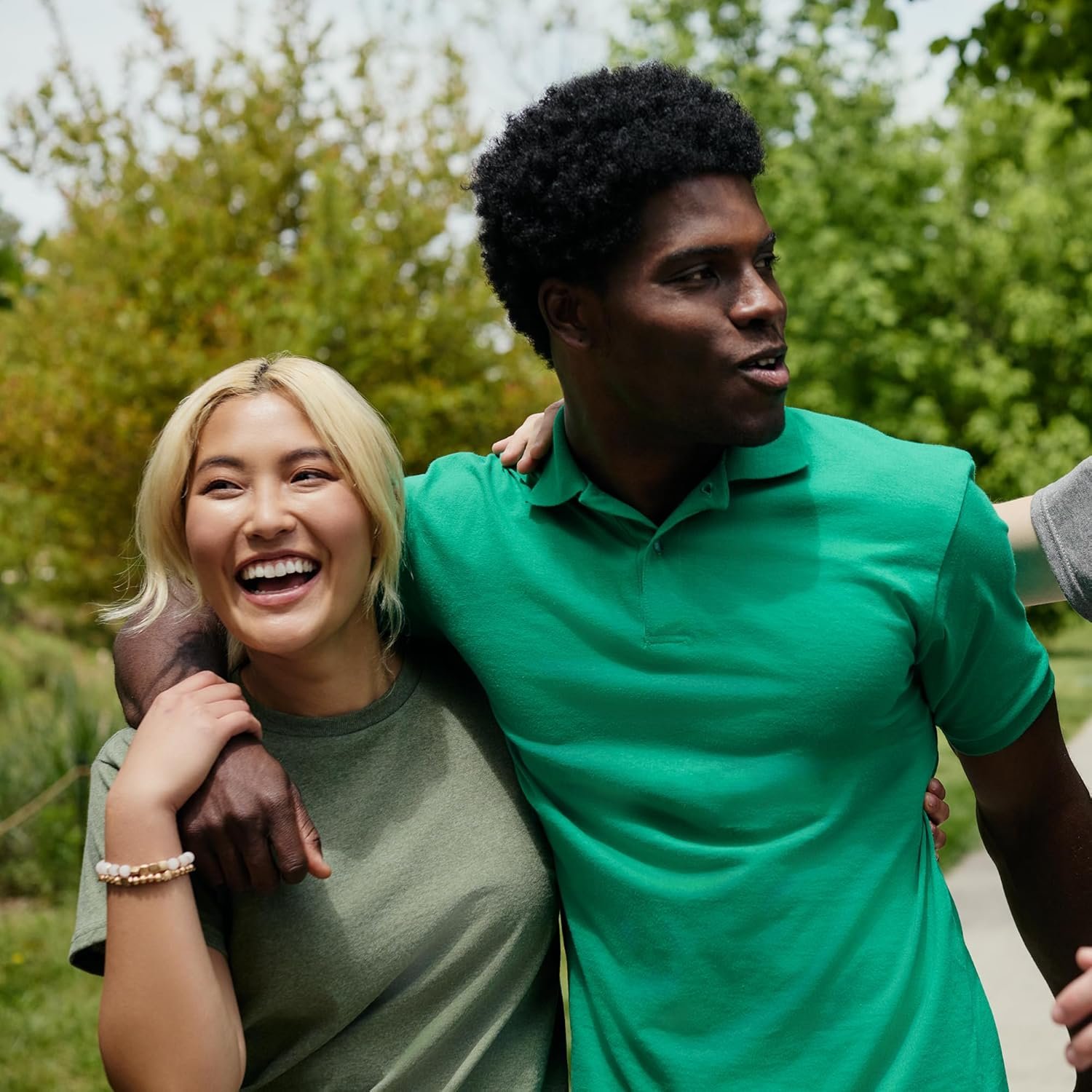 Hanes Men’s X-Temp Short Sleeve Polo Shirt, Midweight Men's Shirt - Image 5