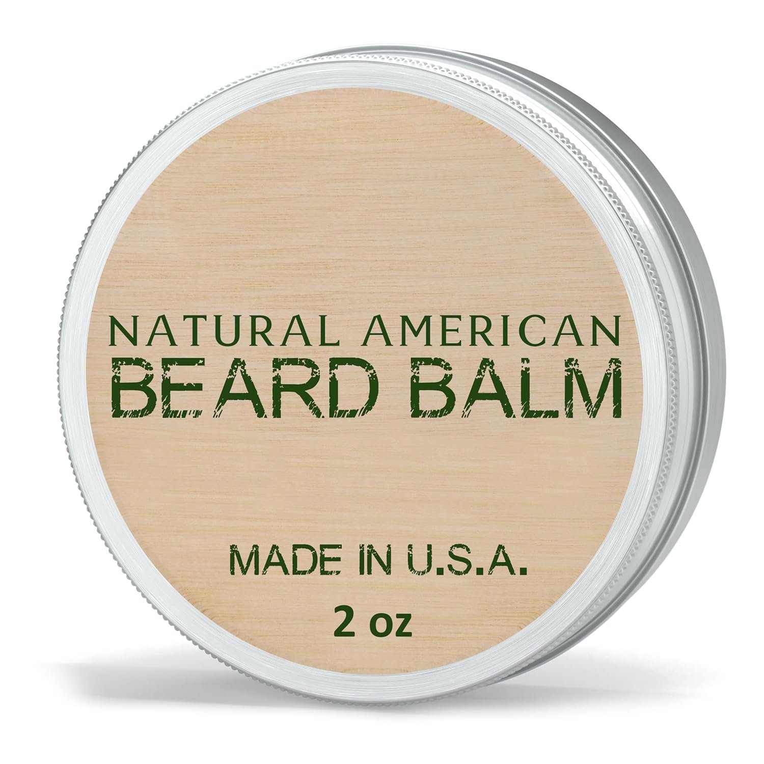NATURAL AMERICAN ELEMENTS Beard Balm – 100% All Natural, Masculine Scent, Essential Oils with Organic Shea Butter – Moisturizes, Softens & Strengthens - Made in USA – Conditioning Beard Balm, 2 oz - Image 2