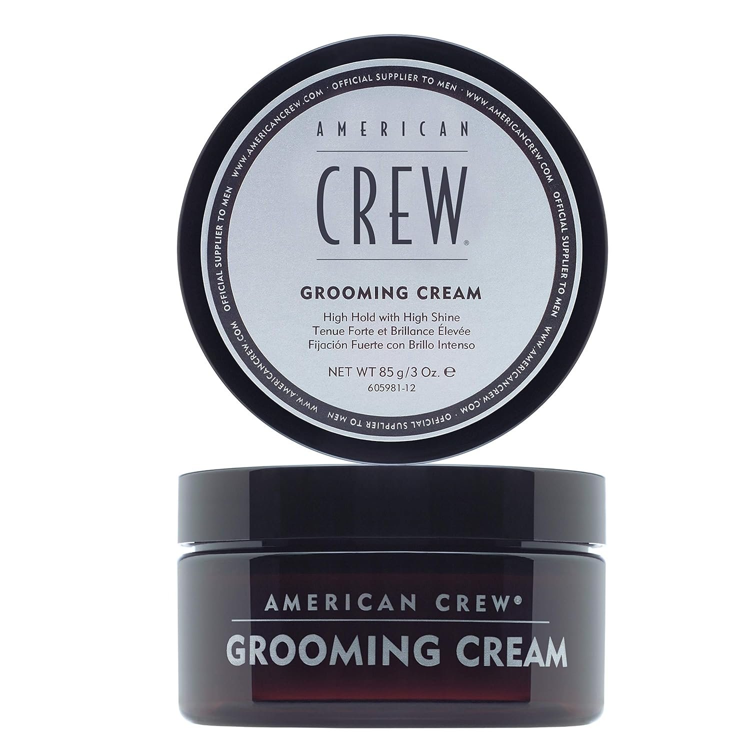 Men's Grooming Cream by American Crew, Like Hair Gel with High Hold with High Shine, 3 Oz (Pack of 2) - Image 2