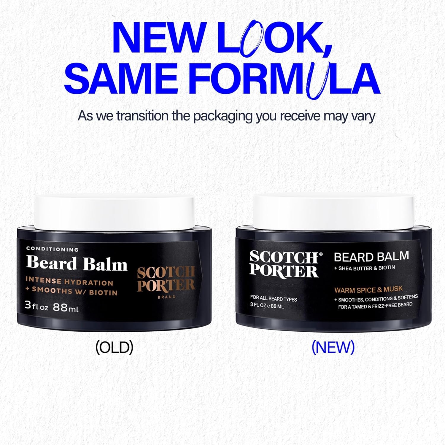 Scotch Porter Conditioning Beard Balm – Smooth, Shape, Moisturize & Soften Coarse, Dry Beard Hair while Encouraging Growth for a Fuller/Healthier-Looking Beard – Original Scent, 3 oz. Jar - Image 3