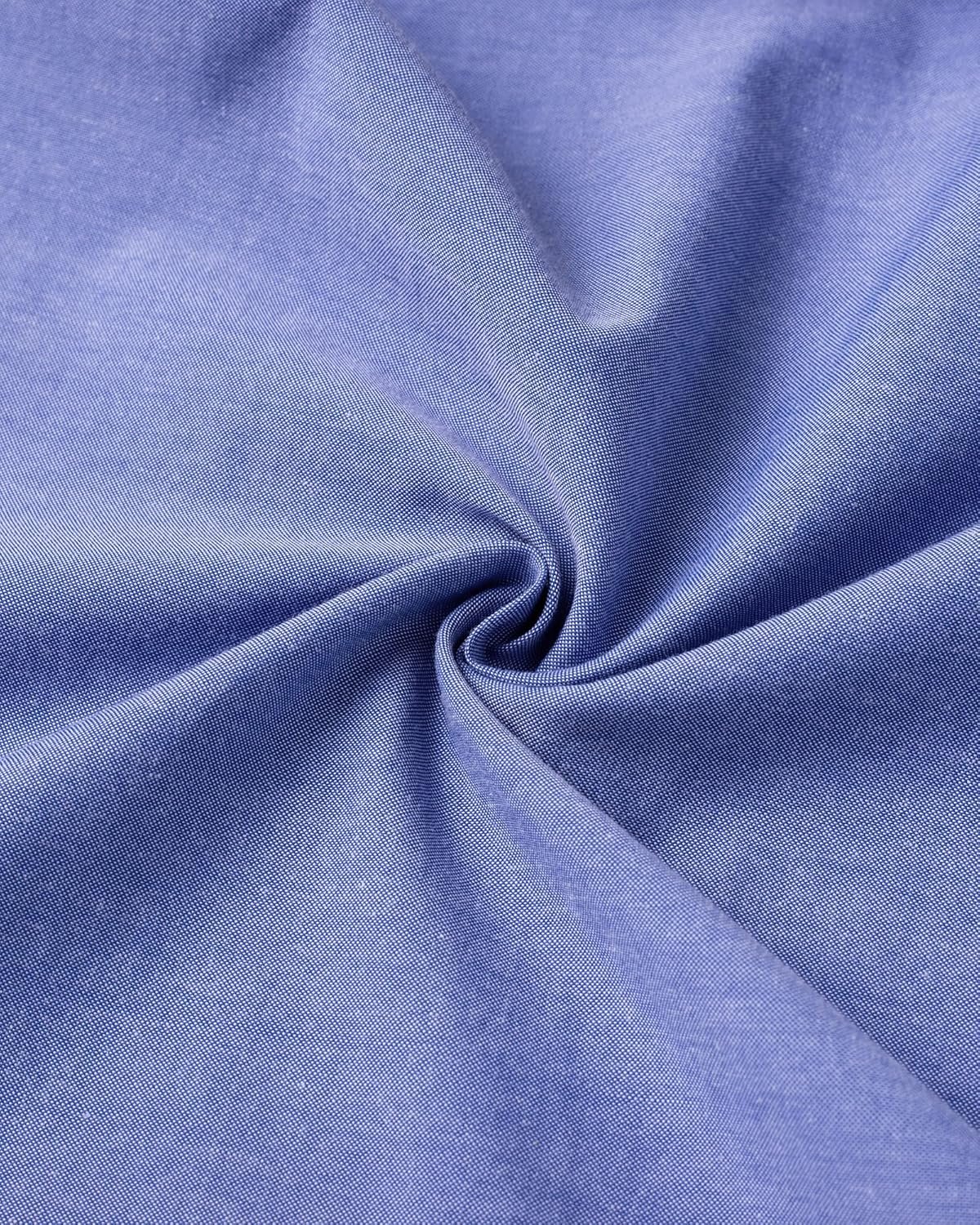 Alimens & Gentle Mens Solid Oxford Shirt Long Sleeve Button Down Shirts with Pocket - Image 8