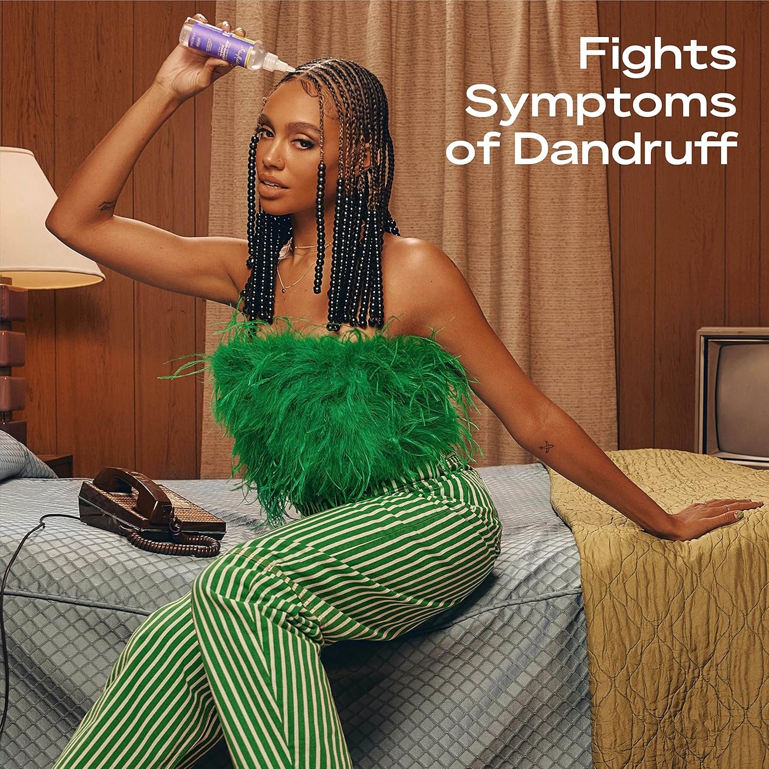 SheaMoisture Hair Care System Anti-Dandruff Shampoo For Stronger Hair & Healthier Scalp Shampoo Formulated With Apple Cider Vinegar And Fair Trade Shea Butter 13oz - Image 9