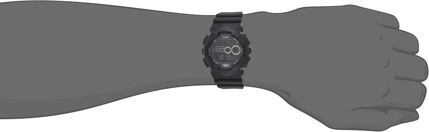 Casio Men's GD100-1BCR G-Shock X-Large Black Multi-Functional Digital Sport Watch - Image 6