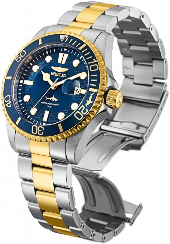 Invicta Mens Pro Diver Quartz Watch, Two Tone, 30021 - Image 3