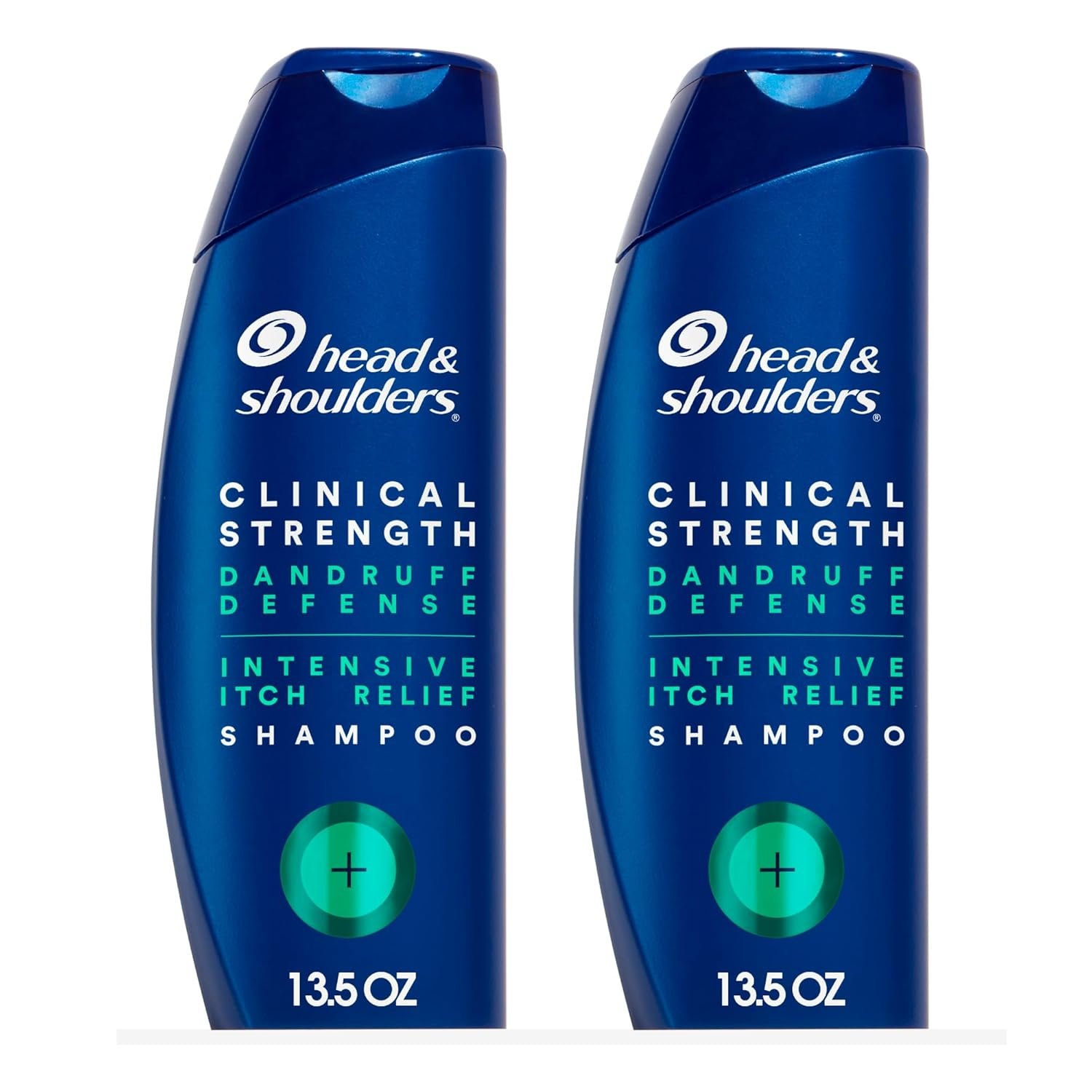 Head & Shoulders Clinical Strength Dandruff Shampoo, Selenium Sulfide Dandruff Defense, Intensive Itch Relief, Seborrheic Dermatitis Relief, Cooling Menthol, 13.5 Fl Oz Each, 2 Pack - Image 2