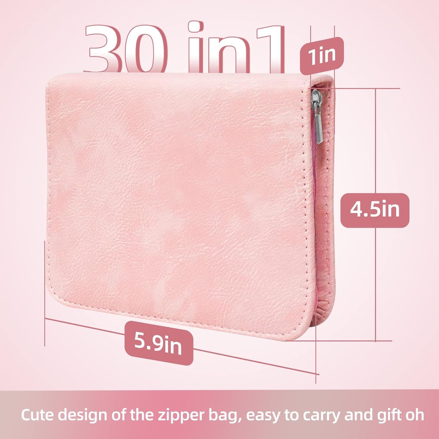 Manicure Set 30 in 1 Nail Clipper set, REDFLOW nail clippers, fingernail & toenail clippers, Manicure Tools, pedicure tools, Suitable for Travel Manicure Kit, Nail Set Kit With Everything Profe - Image 4