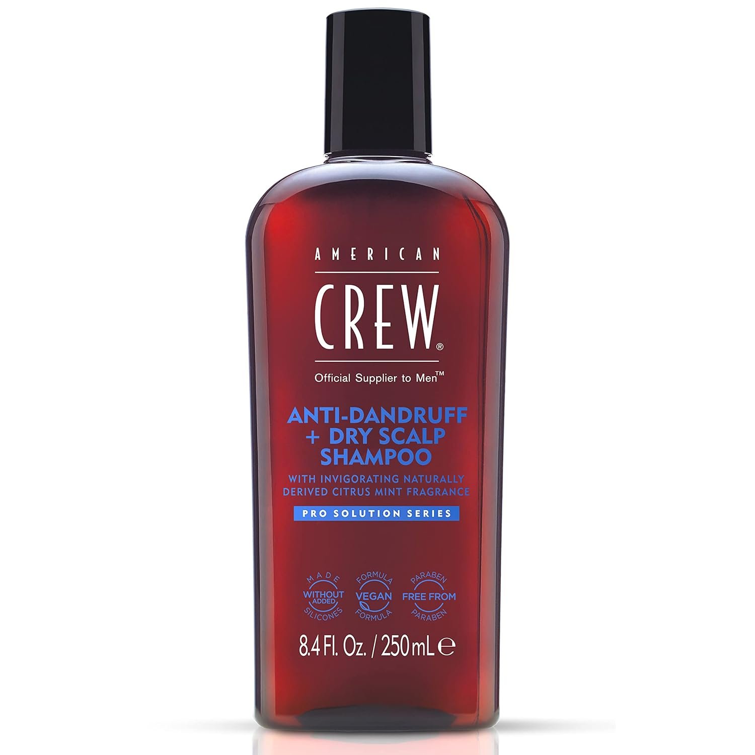 American Crew Anti-Dandruff + Dry Scalp Shampoo for Men, Citrus Mint Scent, 8.4 fl oz - Image 2