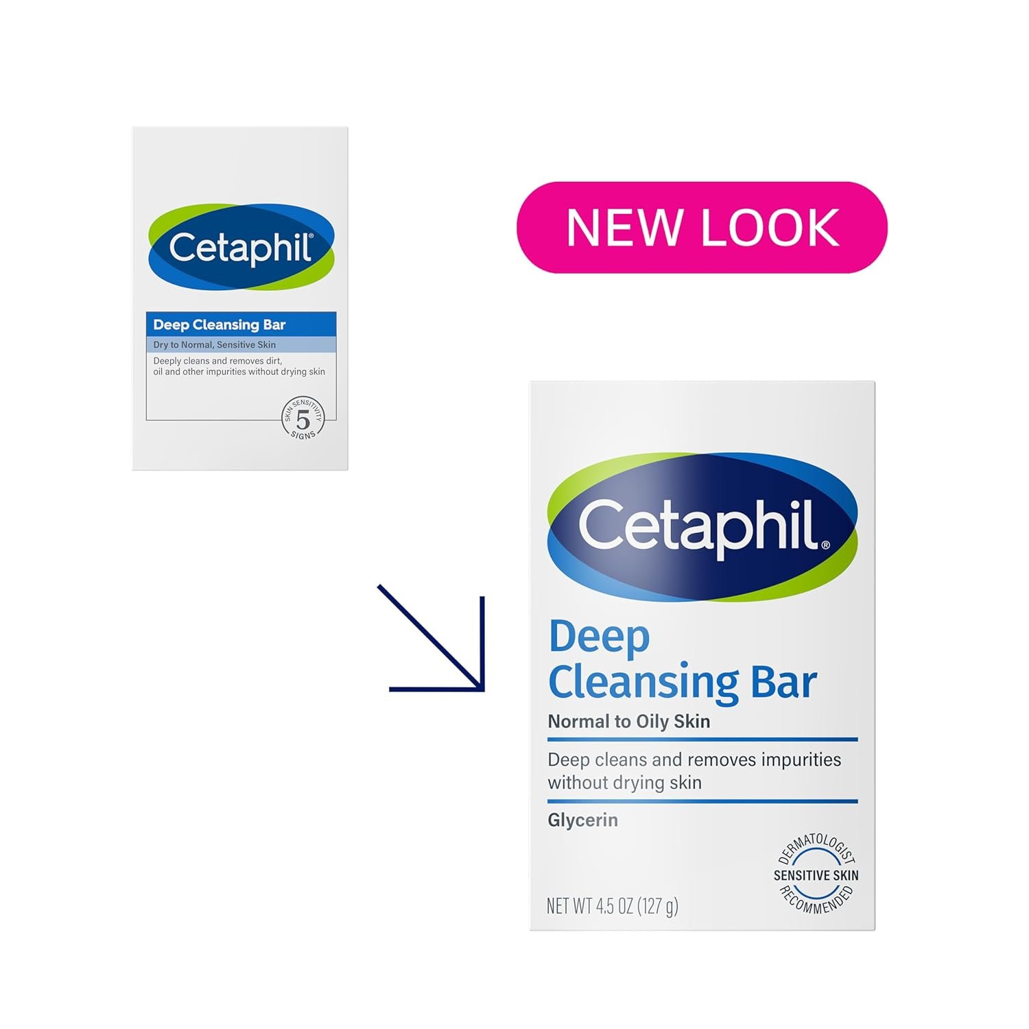Cetaphil Bar Soap, Deep Cleansing Face and Body Bar, Pack of 6, For Dry to Normal, Sensitive Skin, Soap Free, Hypoallergenic, Paraben Free, Fragrance Free, Removes Makeup, Dirt and Oil - Image 3