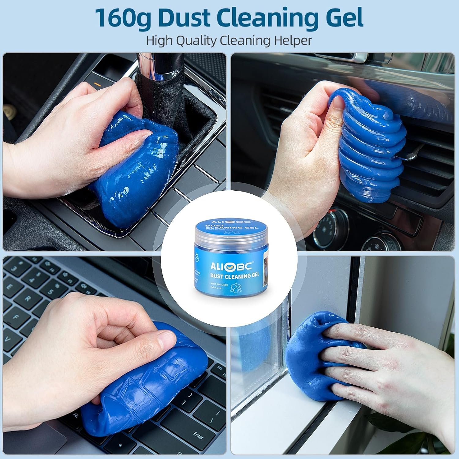 22000Pa Car Vacuum Cleaner, Low Noise Hand Vacuum Cordless Rechargeable, 2 Modes Vacuum for Car Handheld Car Vacuum Portable Cordless with Cleaning Gel - Image 7