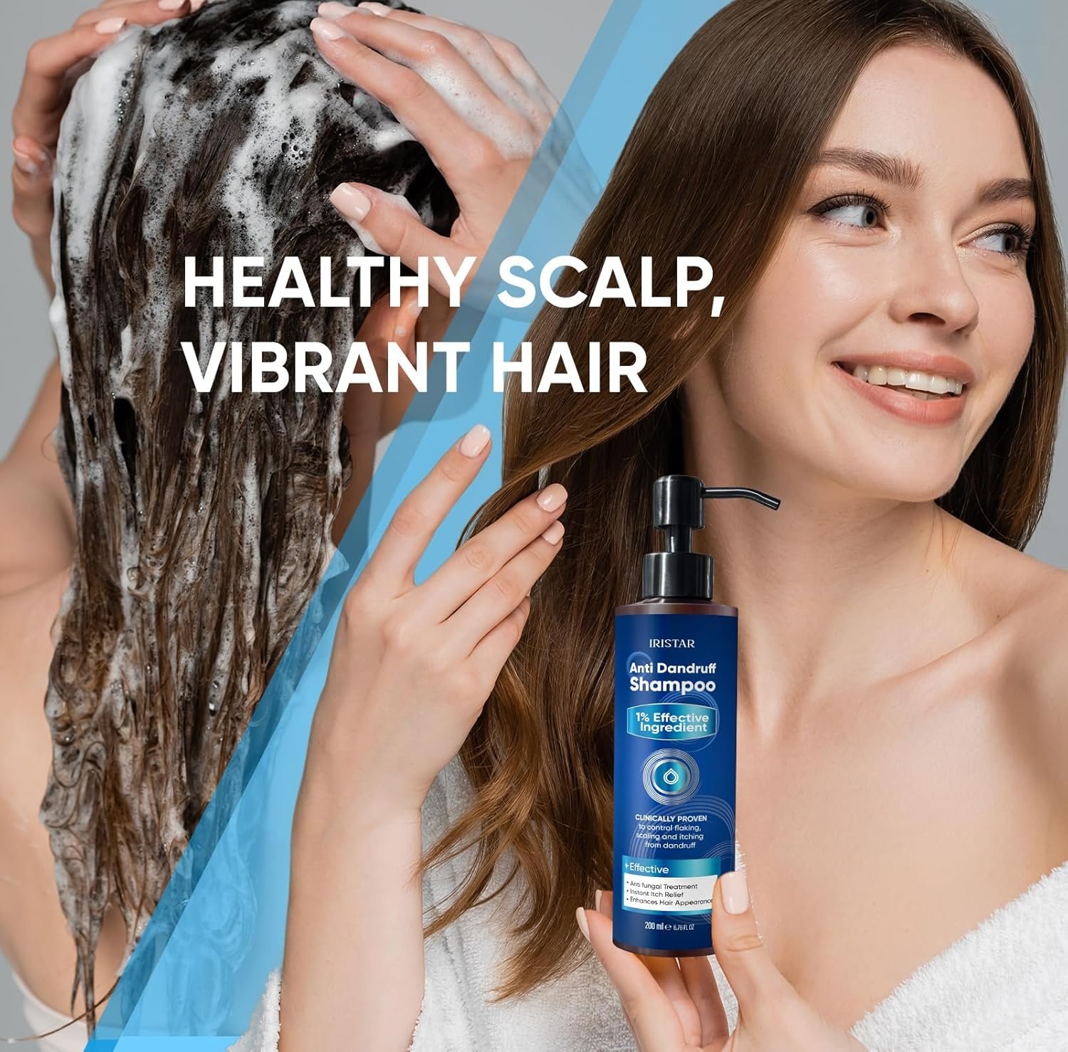 Medicated Shampoo For Seborrheic Dermatitis: Anti-Dandruff Treatment for Itchy Scalp, Dermatitis, Anti-Fungal Care for Men & Women, Controls Oil, Flaking & Scalp Irritation - Image 7