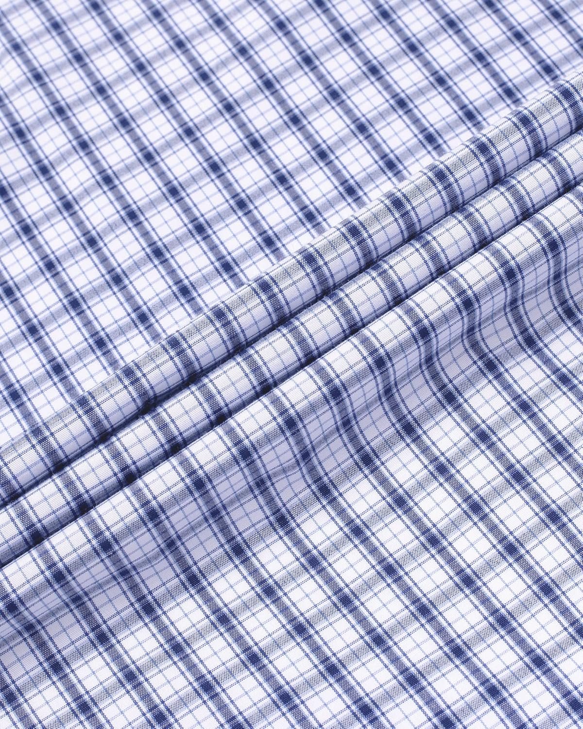 Alimens & Gentle Men's Plaid Button Down Shirts Cotton Long Sleeve Dress Shirts Regular Fit Gingham Shirts - Image 7