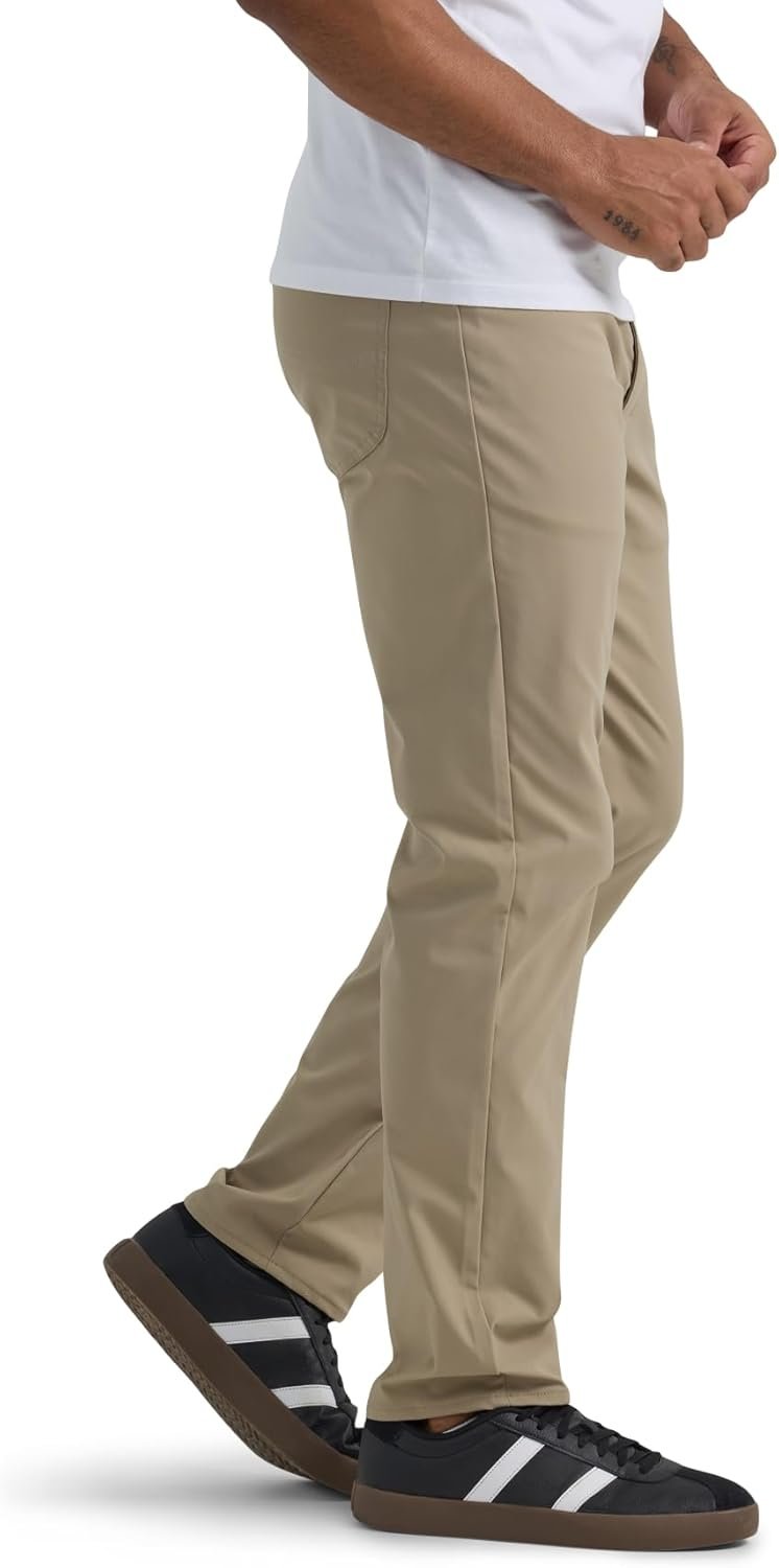Lee Men's Extreme Motion Performance 5 Pocket Regular Straight Pant - Image 3