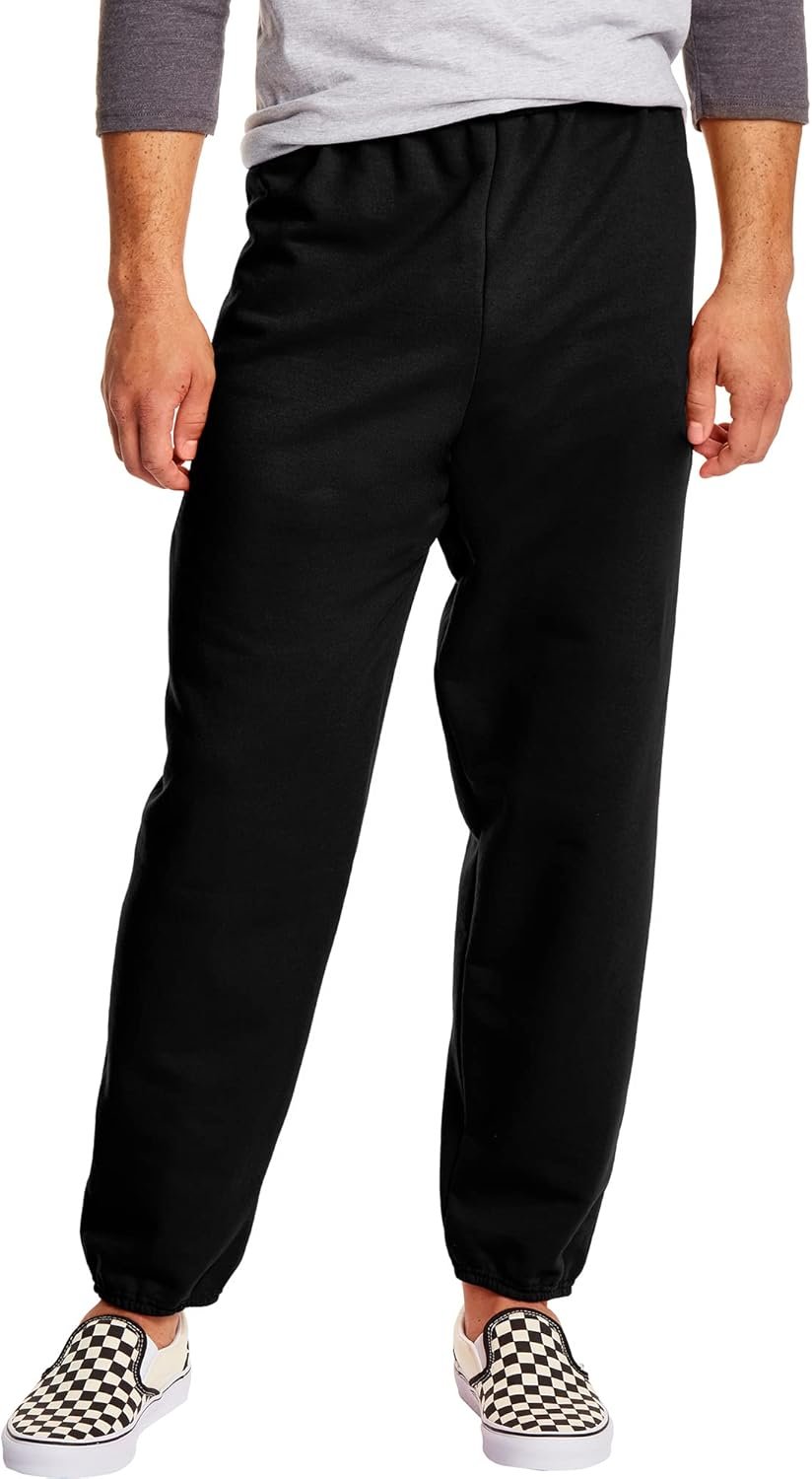 Hanes Men's Ecosmart Best Sweatpants, Athletic Lounge Pants with C"ed Cuffs - Image 2