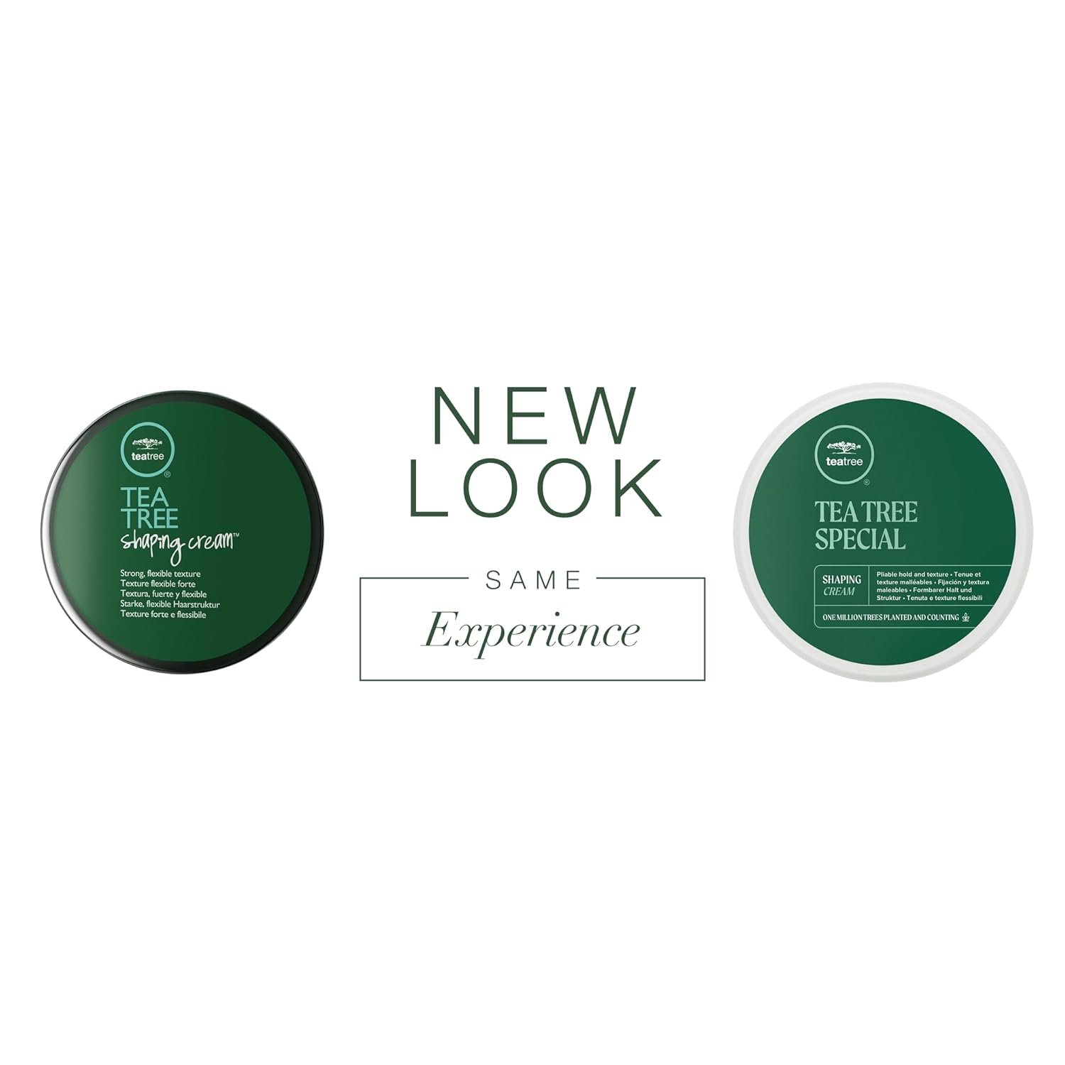 Tea Tree Shaping Cream, Hair Styling Cream, Long-Lasting Hold, Matte Finish, For All Hair Types - Image 3