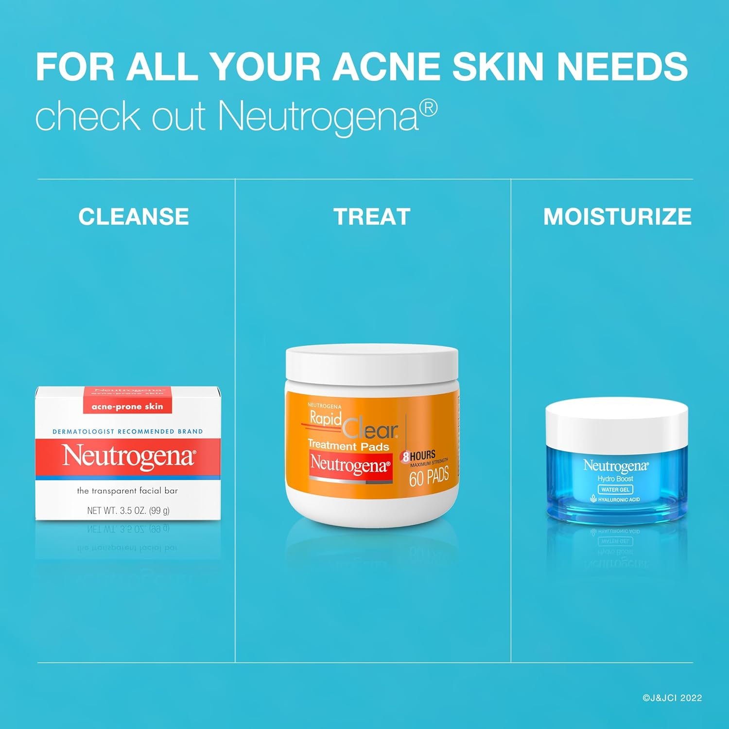 Neutrogena Facial Cleansing Bar Treatment for Acne-Prone Skin, Non-Medicated & Glycerin-Rich Formula Gently Cleanses without Over-Drying, No Detergents or Dyes, Non-Comedogenic, 3.5 oz - Image 8