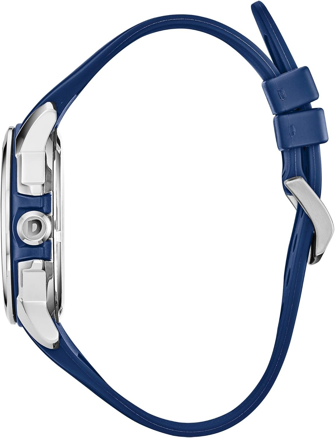 Citizen Men's Eco-Drive Weekender Watch in Stainless Steel with Blue Polyurethane strap, Blue Dial (Model: AW1158-05L) - Image 3