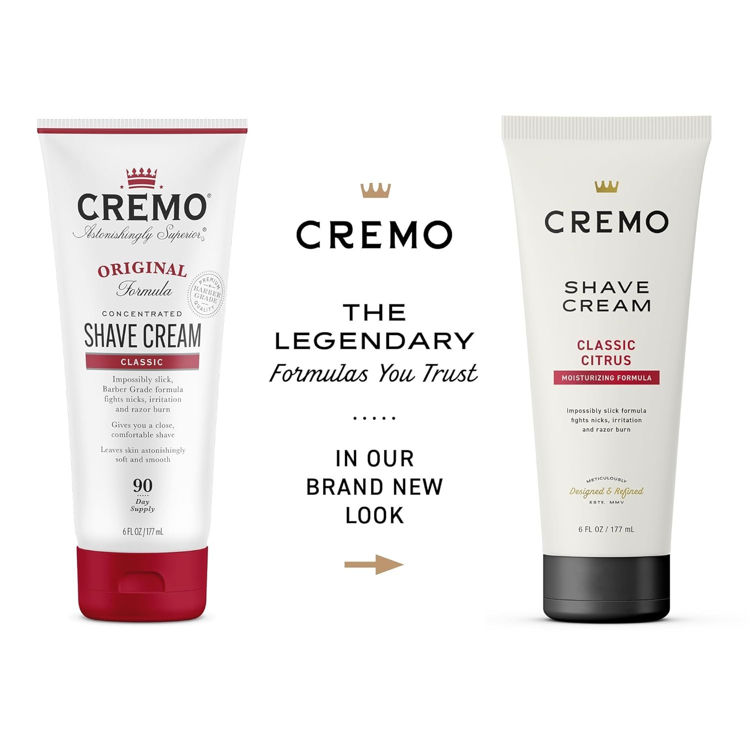 Cremo Shaving Cream Mens, Astonishingly Superior Ultra-Slick Shaving Cream for Men, Fights Nicks, Cuts And Razor Burn, 6 Fl Oz (2 Pack) - Image 3