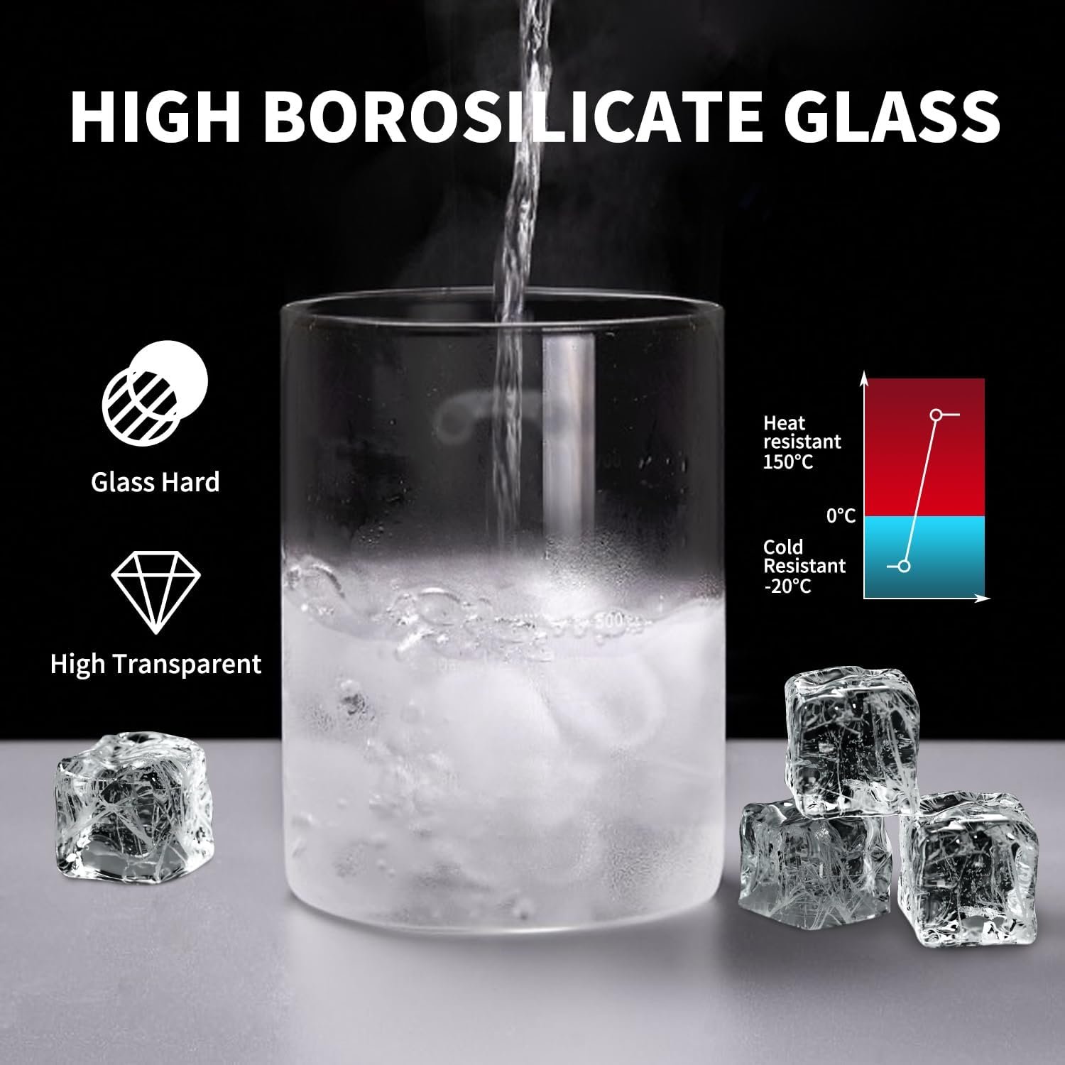 Glass Jars with Bamboo Lids and Spoons, 18.26 oz Borosilicate Glass Jars Overnight Oats Containers, Airtight Clear Food Storage Canister for Cookie, Candy, Coffee Bean, Sugar, Spices, Dry Goods - Image 7