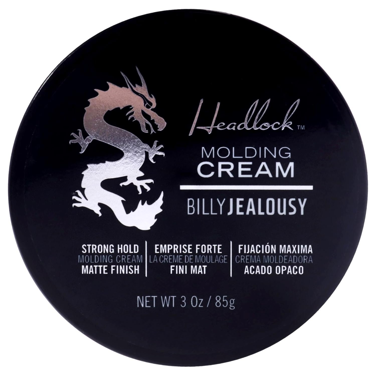 Billy Jealousy Headlock Hair Molding Cream, Hair Styling Cream for Men with Strong All-Day Hold, Natural Matte Finish Styling Agent for All Lengths, 3 Ounce - Image 2