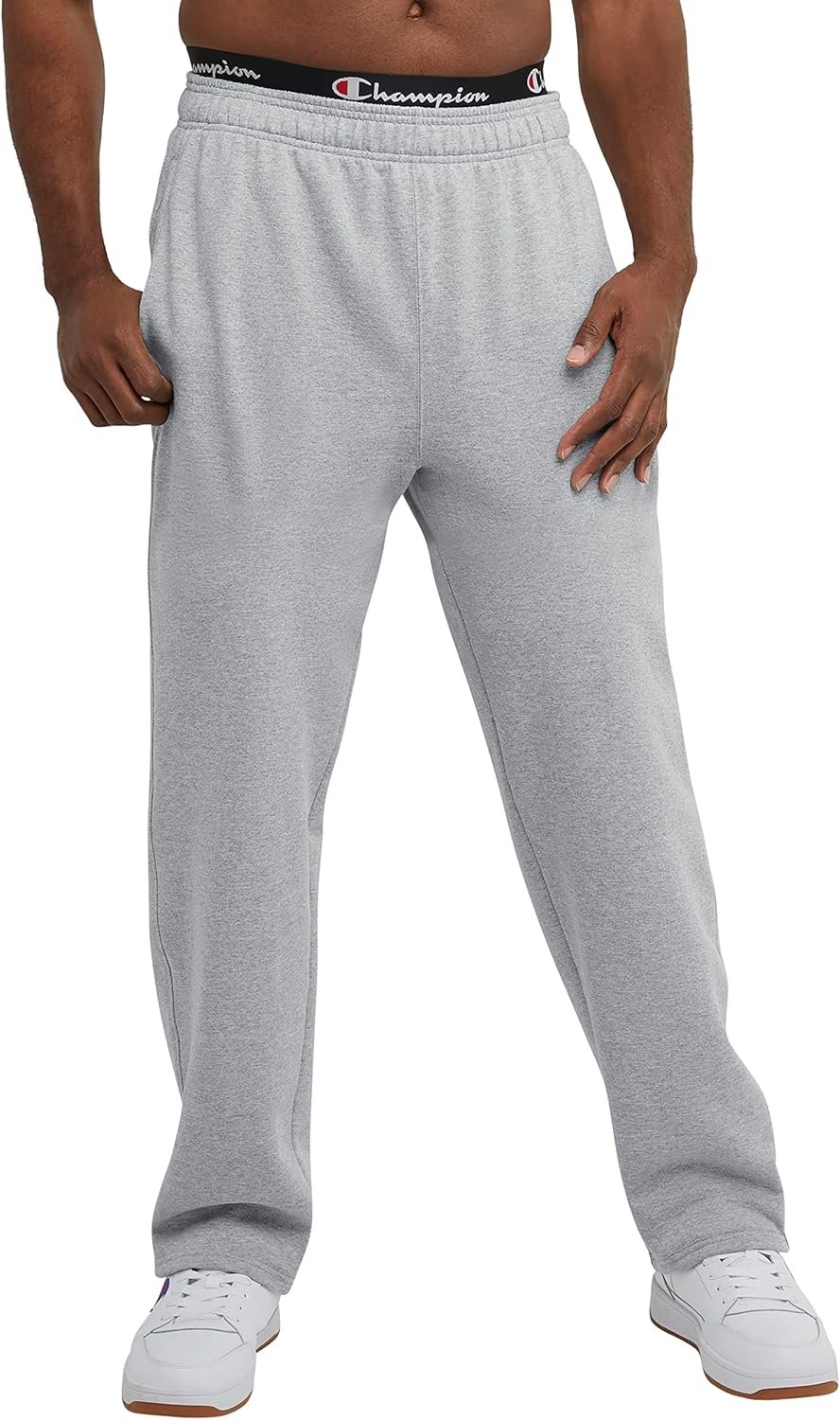 Champion Men's Sweatpants, Powerblend, Fleece, Open-bottom Sweatpants (Reg. Or Big & Tall) - Image 5