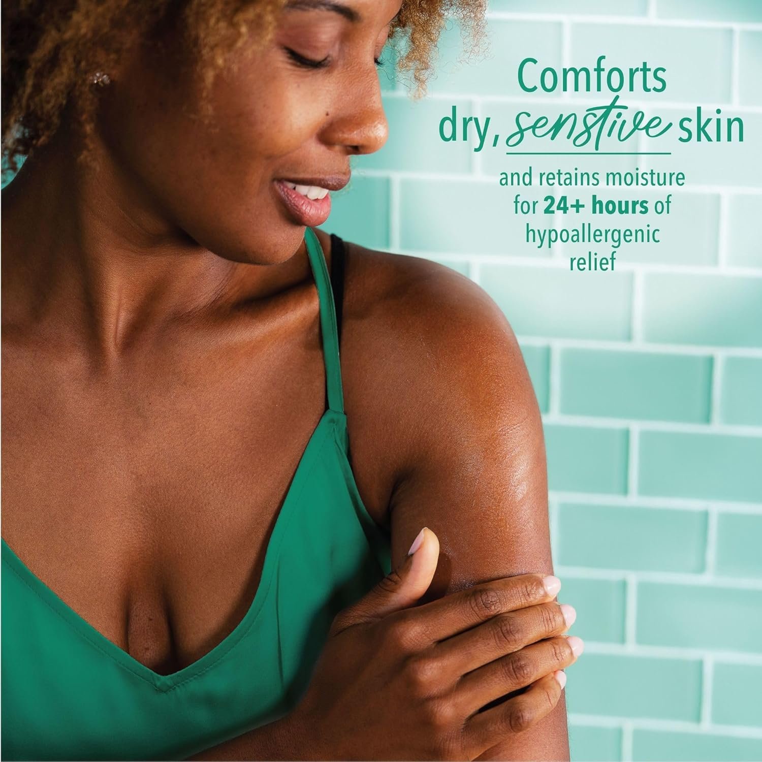 Curel Fragrance Free Comforting Body Lotion, Unscented Dry Skin Moisturizer for Sensitive Skin, with Advanced Ceramide Complex, Repairs Moisture Barrier, 20 oz - Image 4