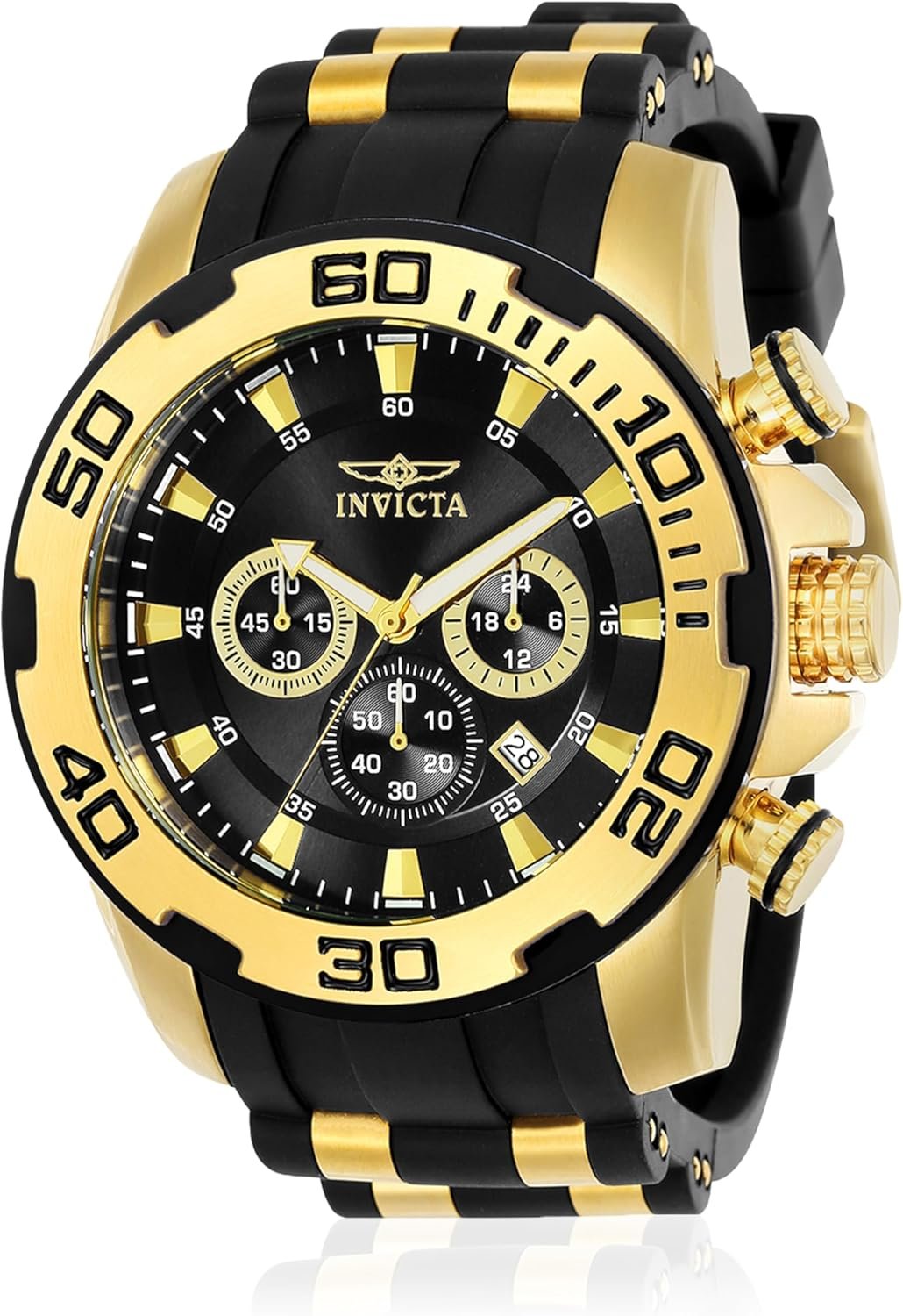 Invicta Men's 22340 Pro Diver Analog Display Quartz Black Watch - Image 2