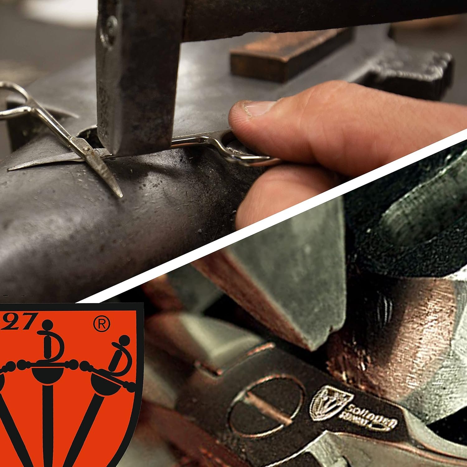 3 Swords Germany - brand quality 5 piece manicure pedicure grooming kit set for professional finger & toe nail care scissors clipper fashion leather case in gift box, Made by 3 Swords (00804) - Image 8