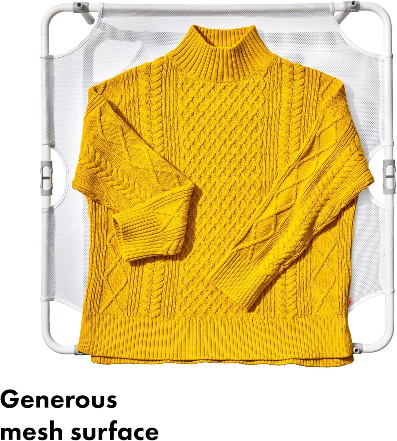 OXO Good Grips Folding Sweater Drying Rack with Fold-Flat Legs - Image 7