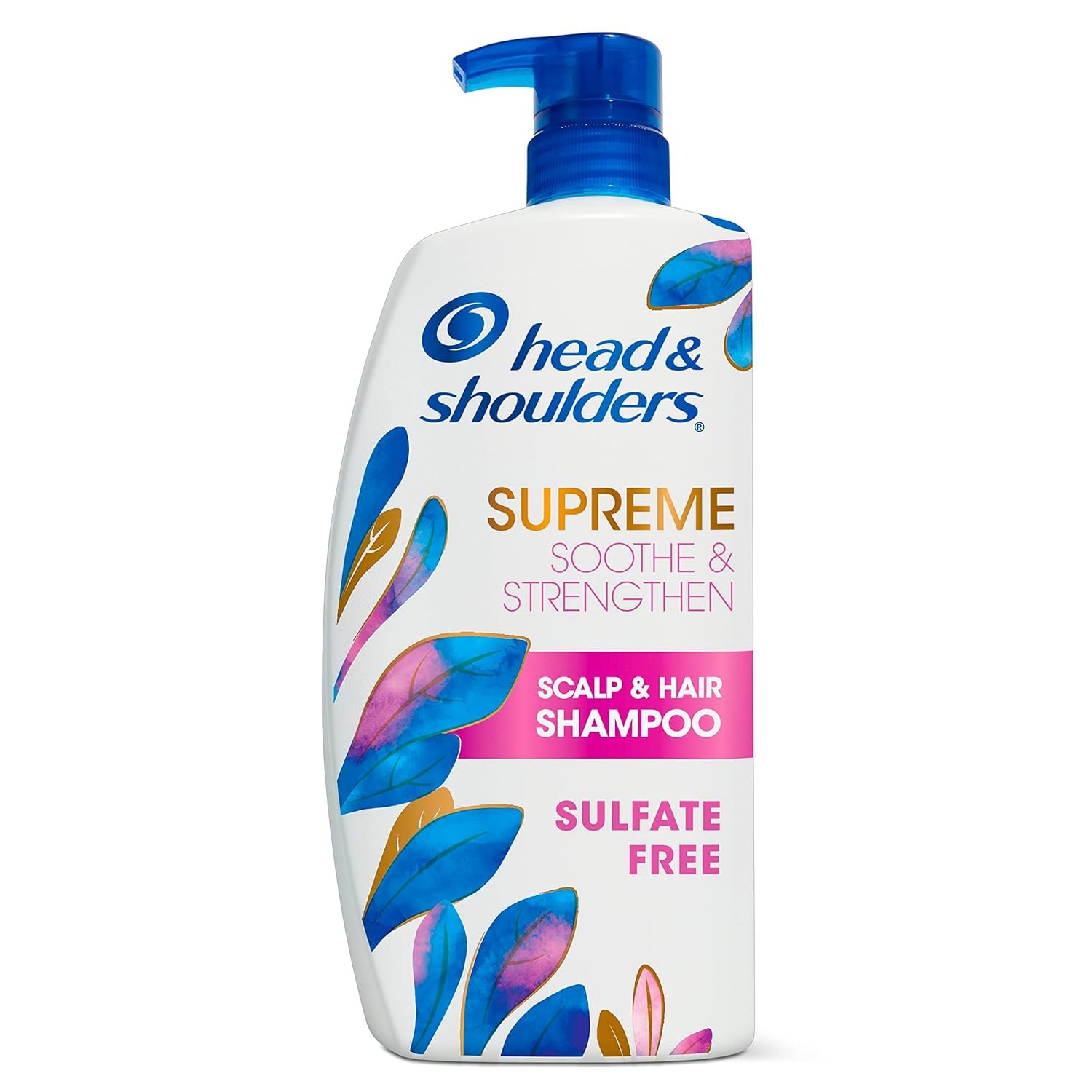 Head & Shoulders Supreme Dandruff Shampoo with Argan Oil, Anti Dandruff Scalp Treatment, Sulfate Free, Soothes Scalp, Deep Moisturization, Controls Itch, Natural Rose Essence, 28.2 Fl Oz - Image 2