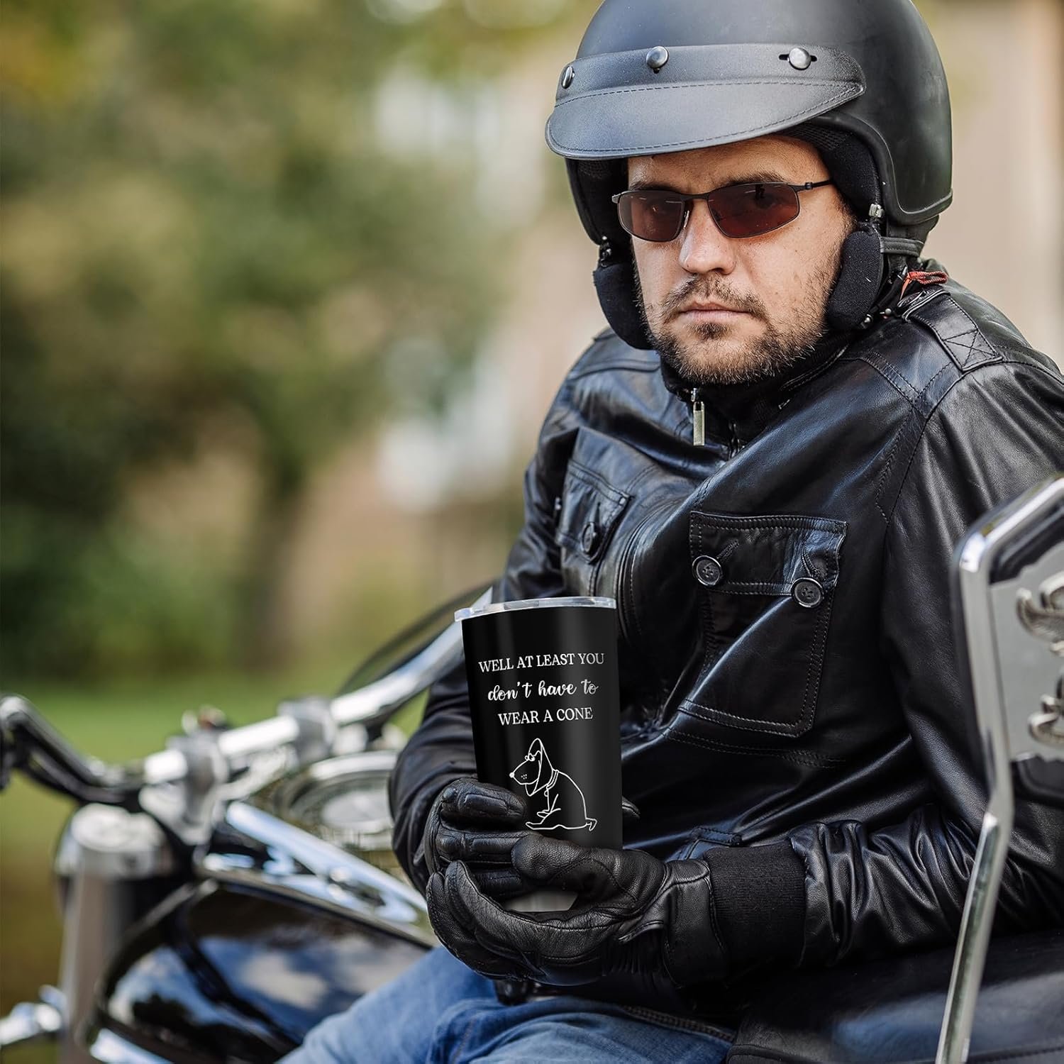 Get Well Gifts for Women Men, Get Well Soon Gift Baskets for Men After Surgery, Funny Surgery Recovery/Inspirational/Feel Better/Cheer up Gifts, At Least You Don't Have to Wear a Cone Tumbler 20oz - Image 3