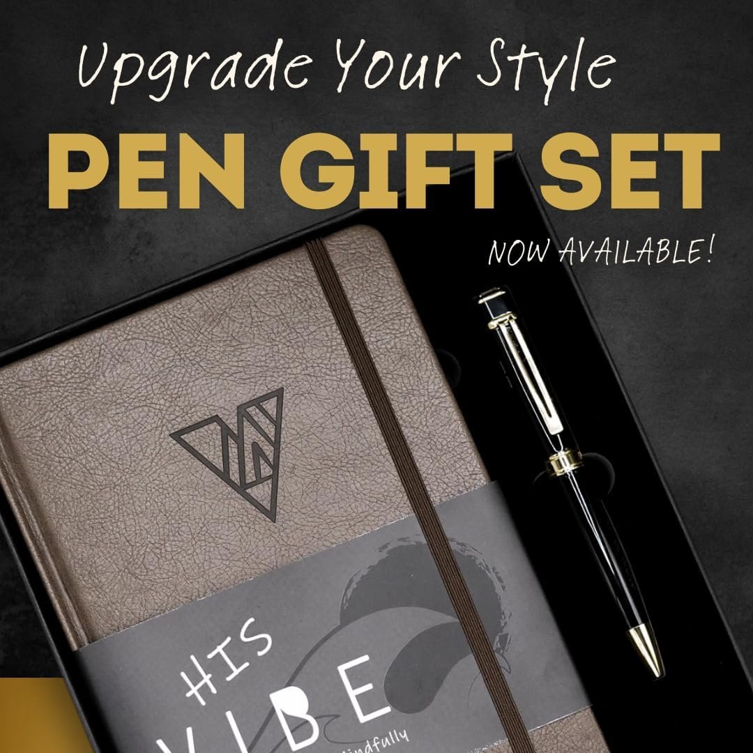 The Vibe Journal: 13-Week Guided Mindfulness Journal for Men | Thoughtful Daily Prompts, Practical Exercises, and Habit-Building Tools | A5 Size | Premium Self-Care and Writing Gift - Image 8