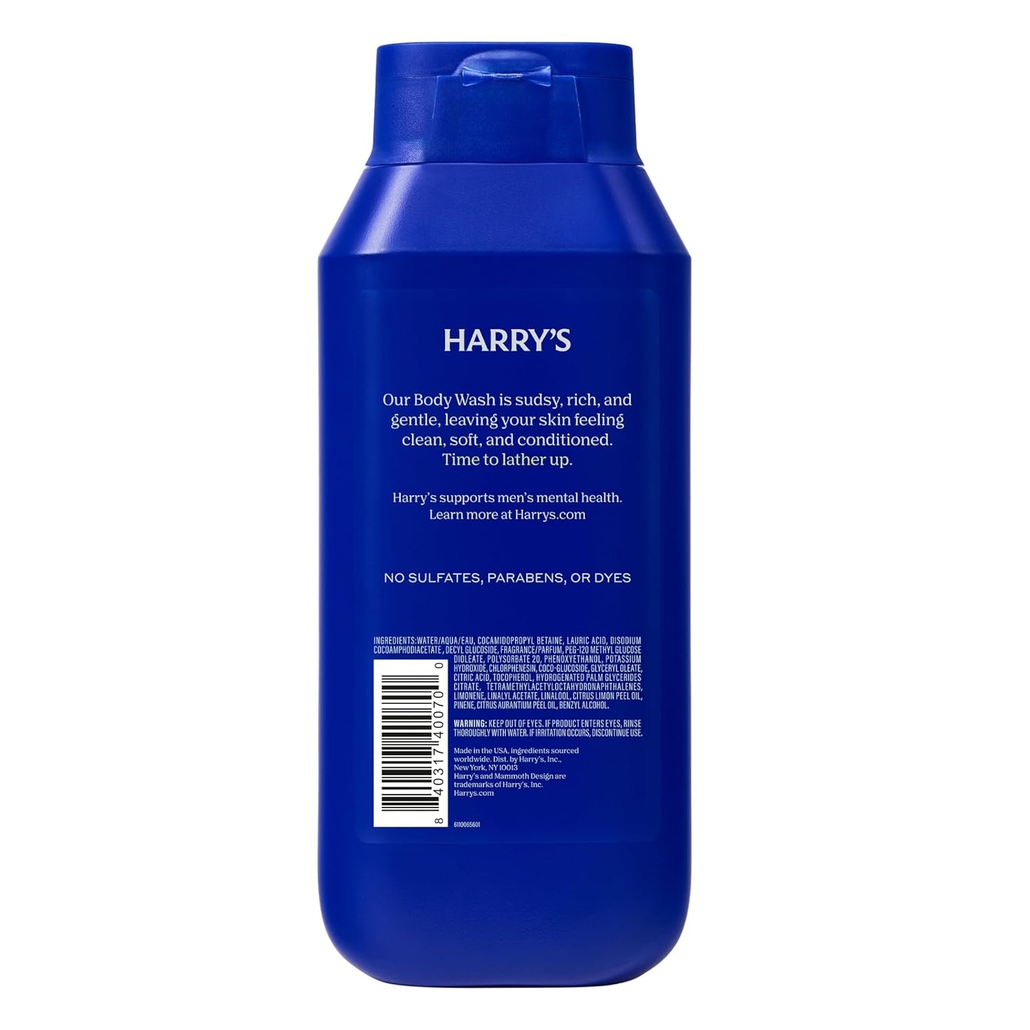 Harry's Men's Body Wash - Spring - (3 Pack) 18 fl oz - Shower Gel for Men - No Parabens, Sulfates, or Dyes - Image 10