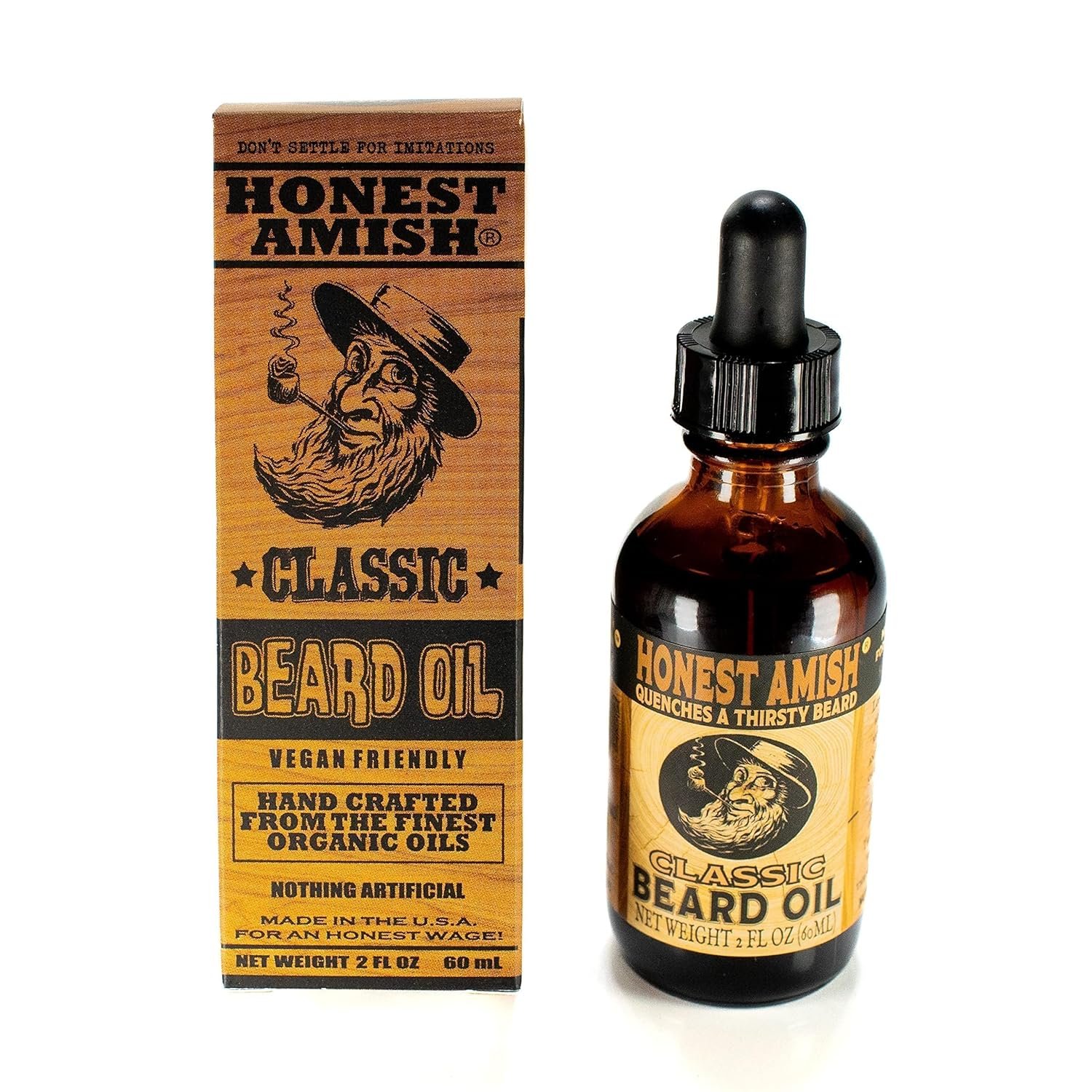 Honest Amish - Classic Beard Oil - 2 Ounce - Image 3