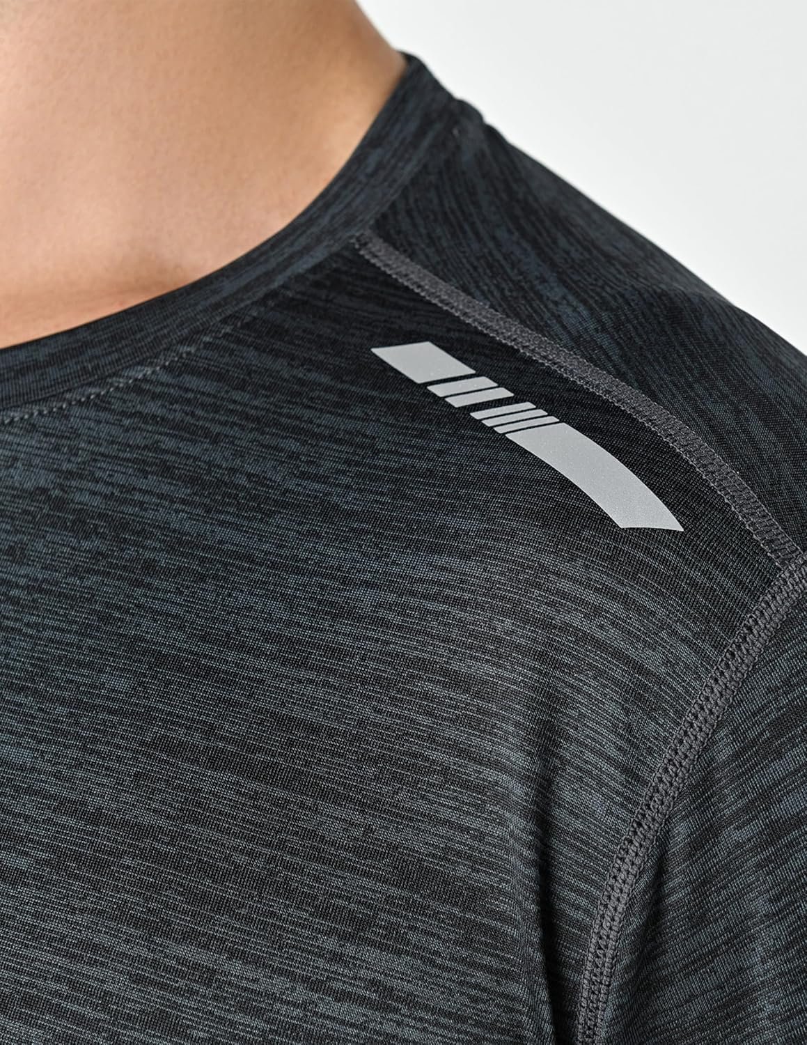 3 Pack: Men's Long Sleeve T Shirts, Dry Fit UV Sun Protection Hiking Athletic Active Tops with Thumb Holes - Image 5