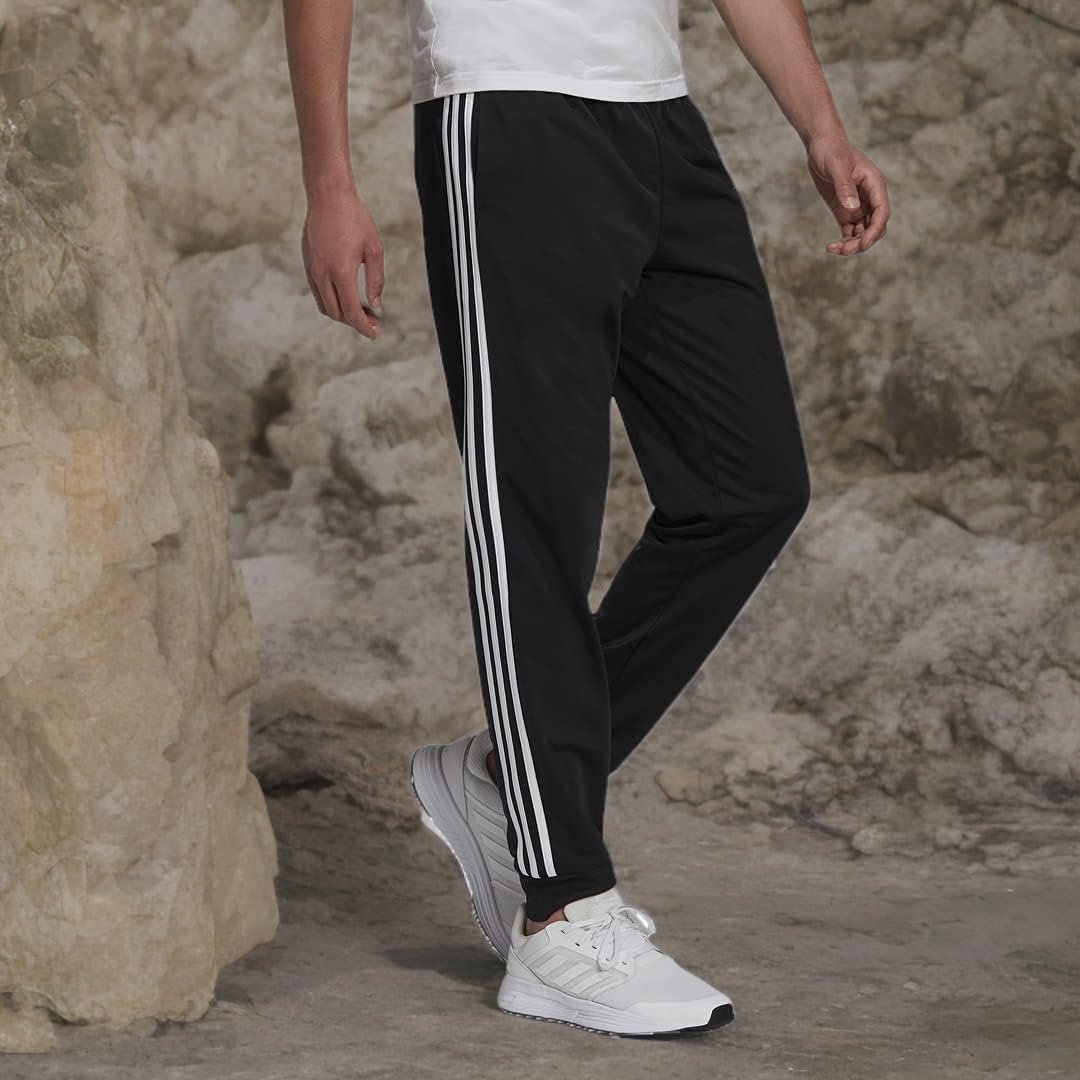 adidas Men's Essentials 3-Stripes Tricot Jogger Pants - Image 6