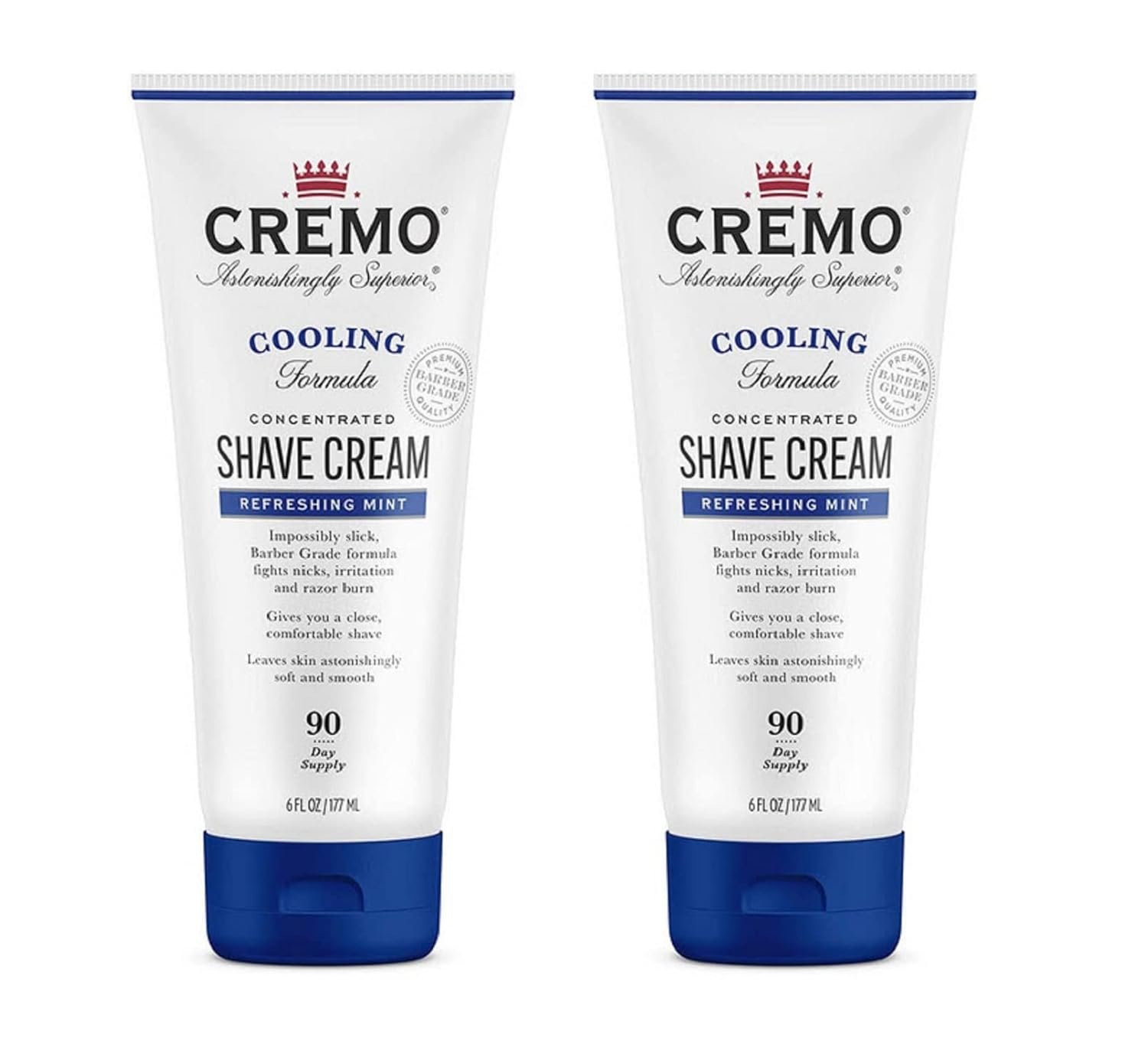 Cremo Barber Grade Cooling Shave Cream & Cooling Formula Post Shave Balm, Soothes, Cools And Protects Skin From Shaving Irritation, Dryness and Razor Burn, 4 Oz - Image 3