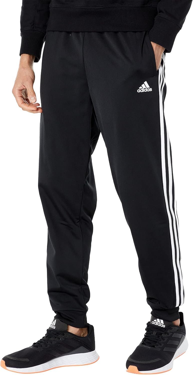 adidas Men's Essentials 3-Stripes Tricot Jogger Pants - Image 2