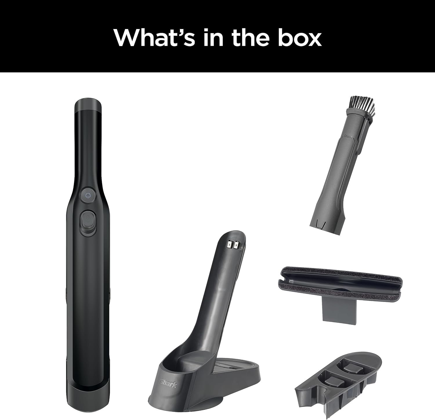 Shark WV201BK WANDVAC Cordless Hand Vac, Lightweight & Portable at 1.4 lbs. with Powerful Suction, Charging Dock, One-Touch Empty for Car & Home,Mattress,Duster Crevice Tool Included,Black(Pack of 1) - Image 13