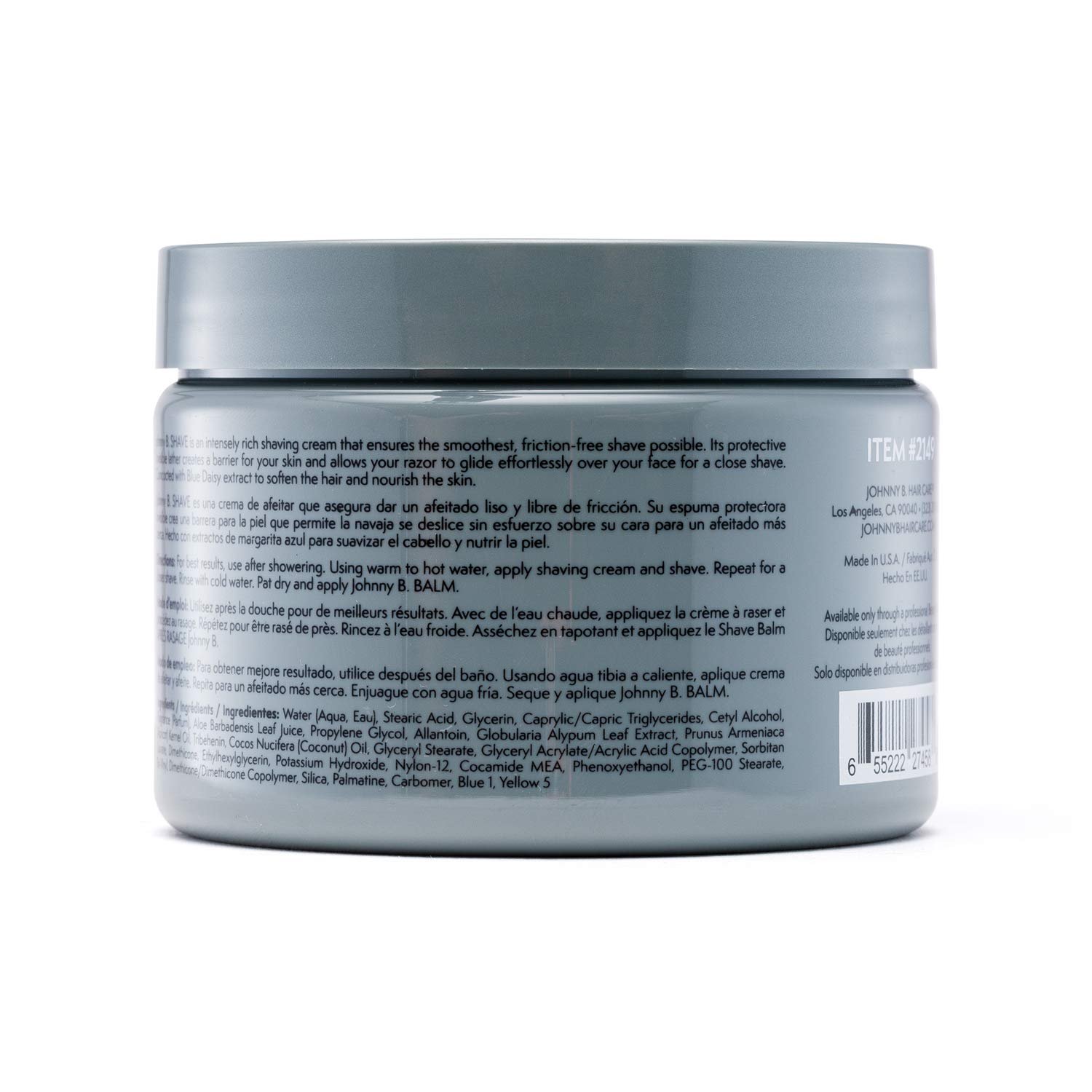JOHNNY B. Premium Men's Shave Cream 12 oz. - Image 3