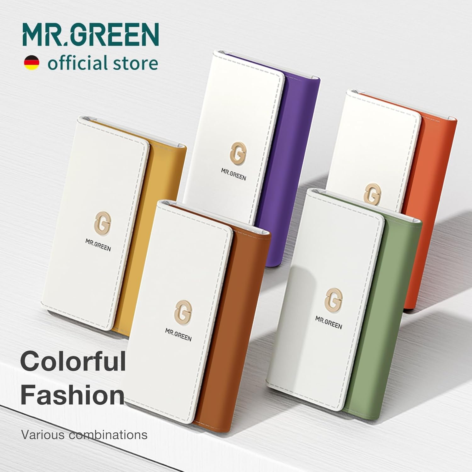 MR.GREEN Colorful Manicure Set Practical Pedicure Kits Nail Clippers Personal Care Tools Facial Hair Scissors with Fashion Case (Mr-6681 Green) - Image 3